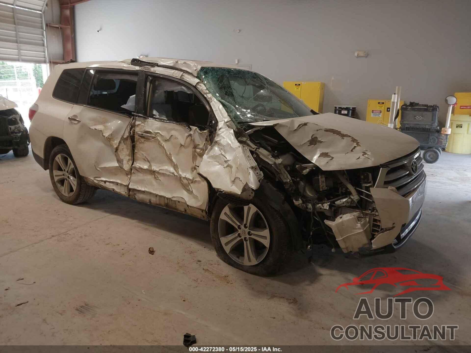 TOYOTA HIGHLANDER 2013 - 5TDYK3EH1DS121622