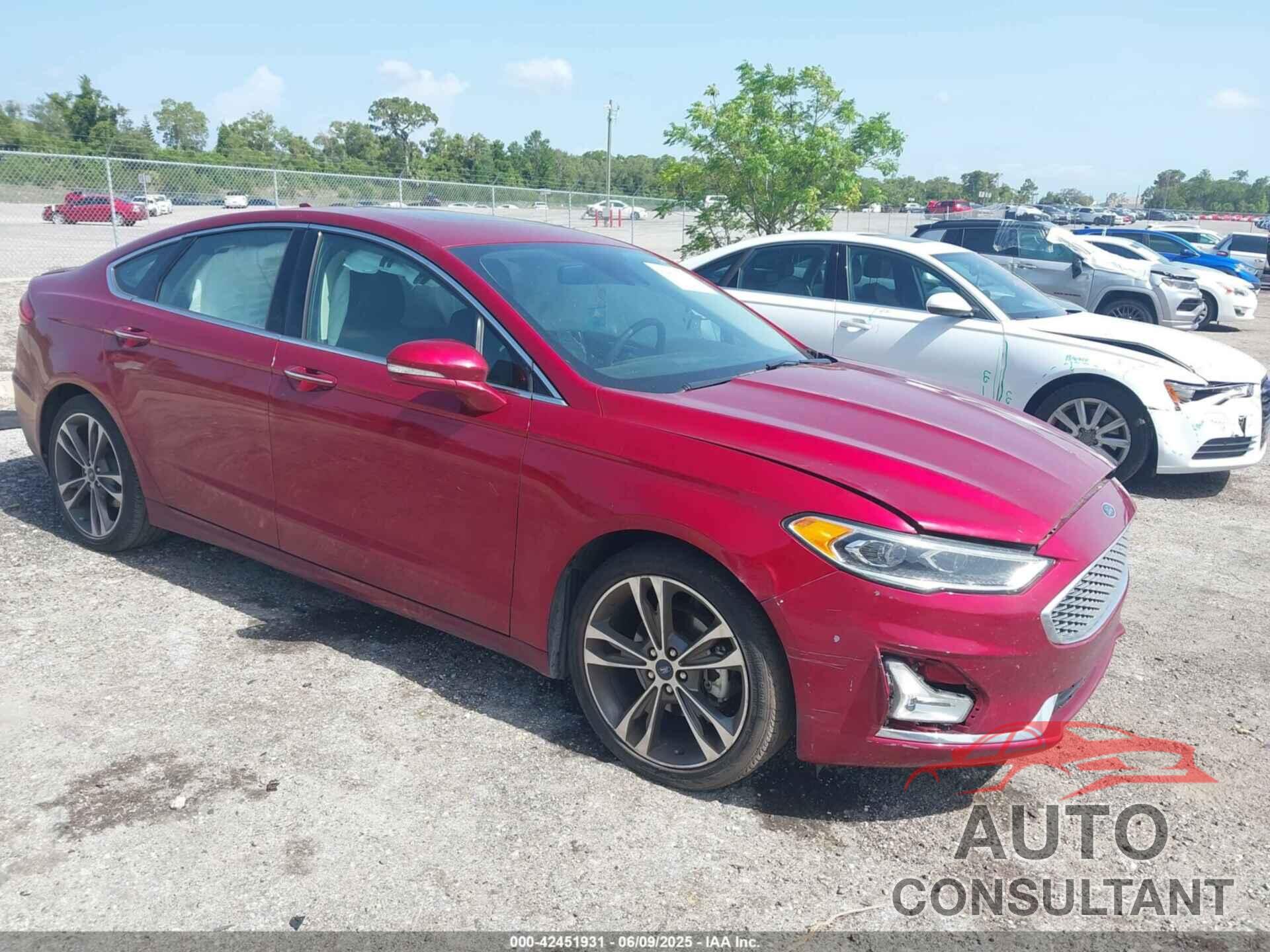 FORD FUSION 2019 - 3FA6P0K97KR229673