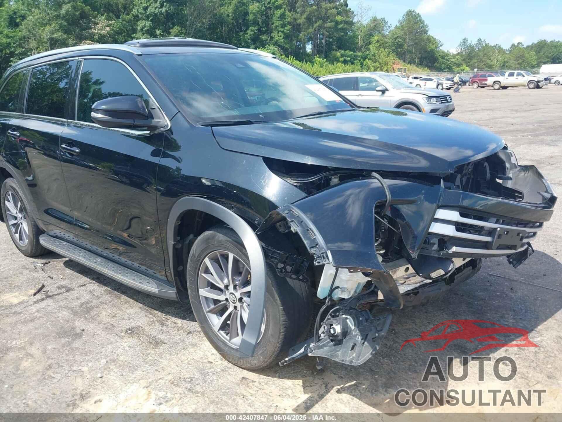 TOYOTA HIGHLANDER 2017 - 5TDKZRFHXHS509618