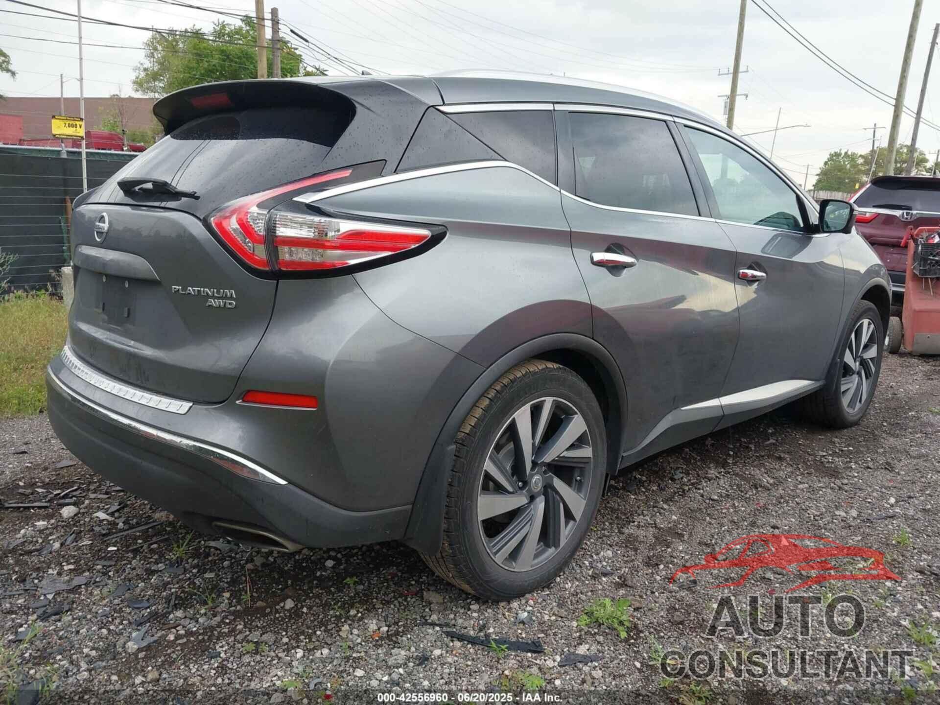 NISSAN MURANO 2015 - 5N1AZ2MH3FN203669