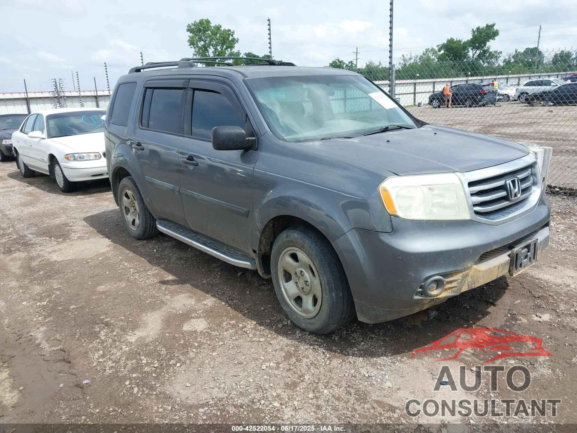 HONDA PILOT 2013 - 5FNYF3H23DB002020