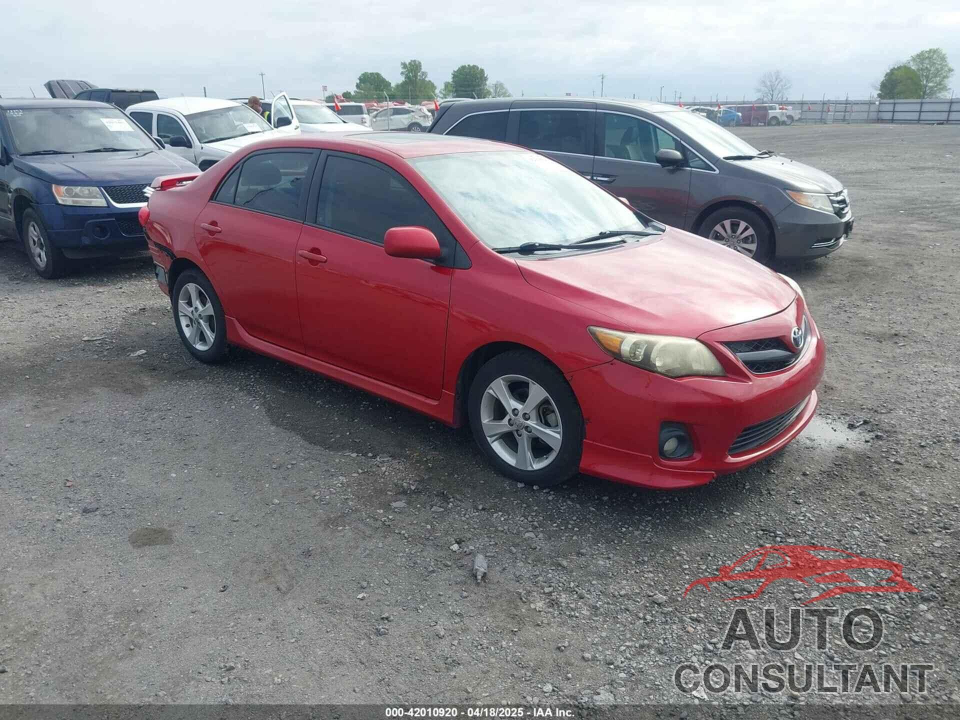 TOYOTA COROLLA 2012 - 5YFBU4EE7CP065527