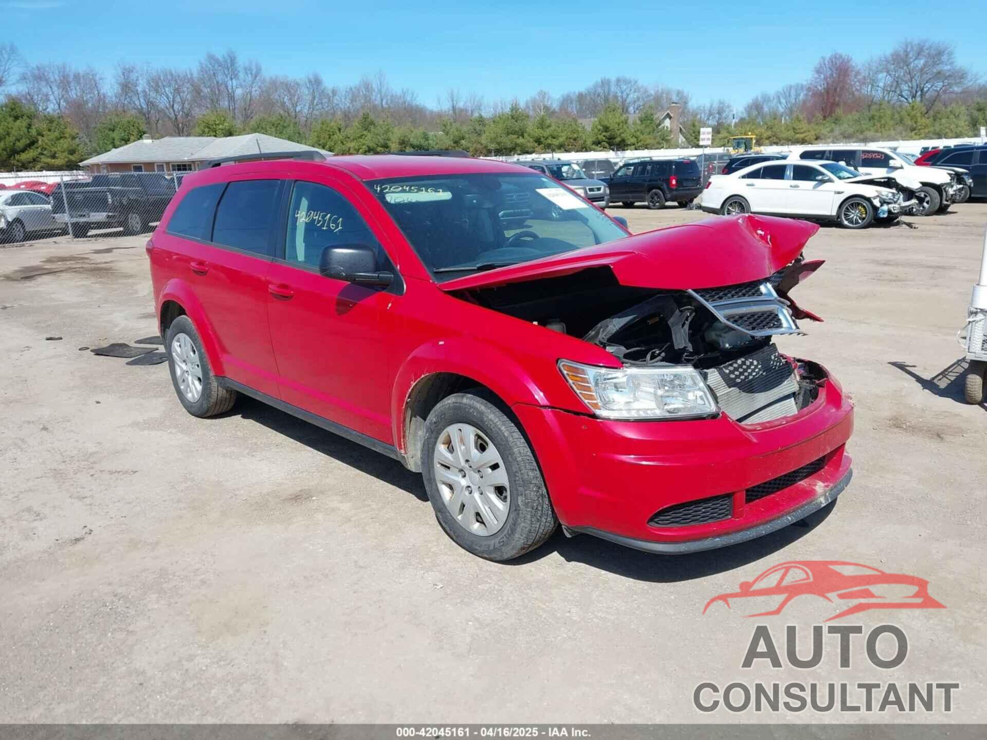 DODGE JOURNEY 2016 - 3C4PDCAB2GT165839