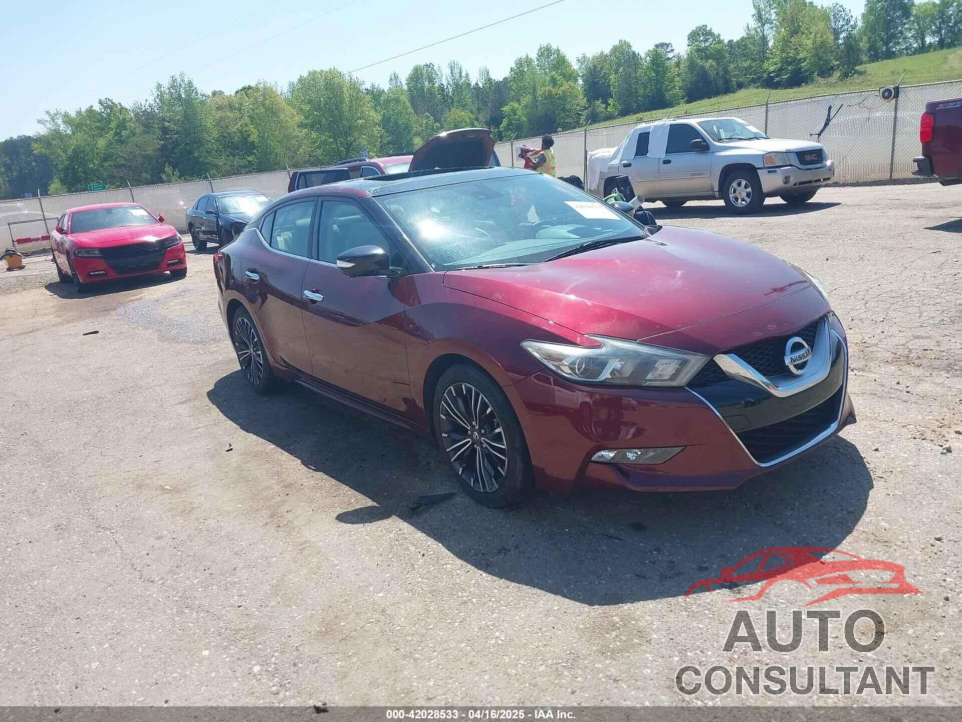 NISSAN MAXIMA 2016 - 1N4AA6AP9GC397075