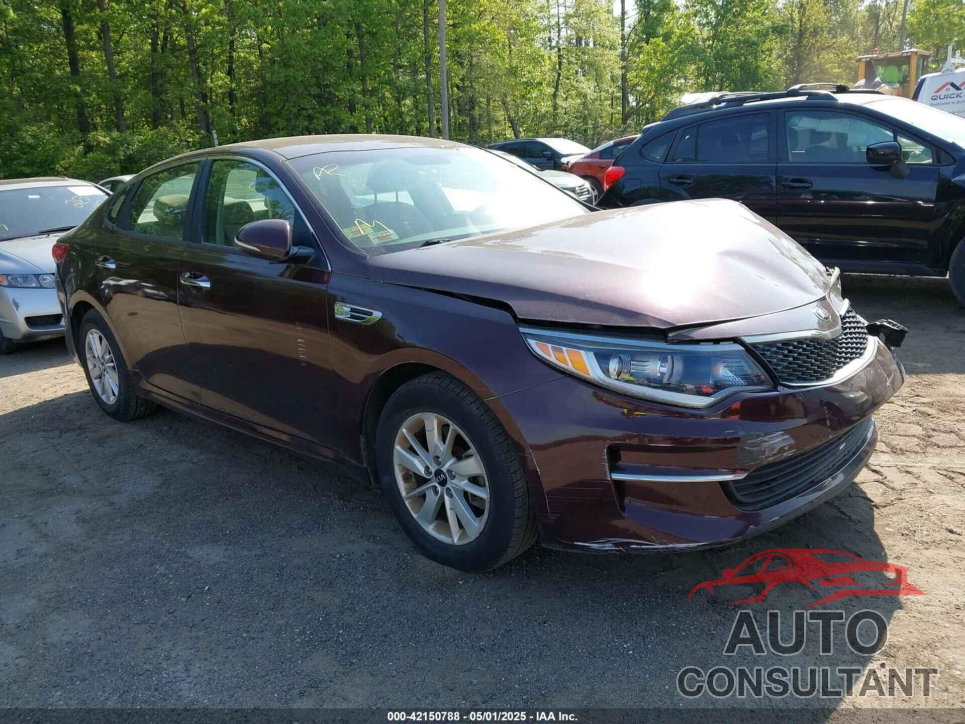 KIA OPTIMA 2018 - 5XXGT4L3XJG250686