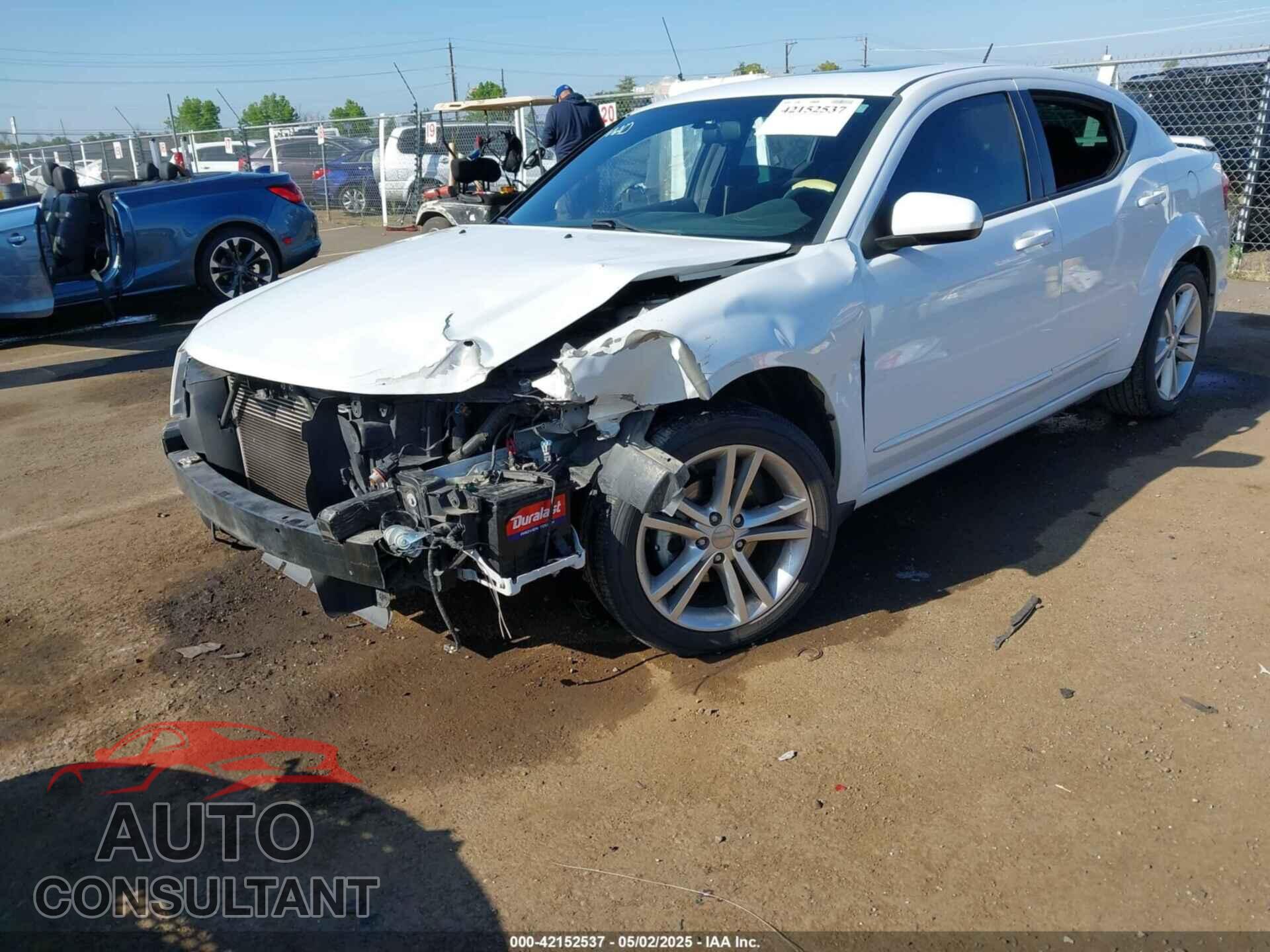 DODGE AVENGER 2012 - 1C3CDZEG3CN264692