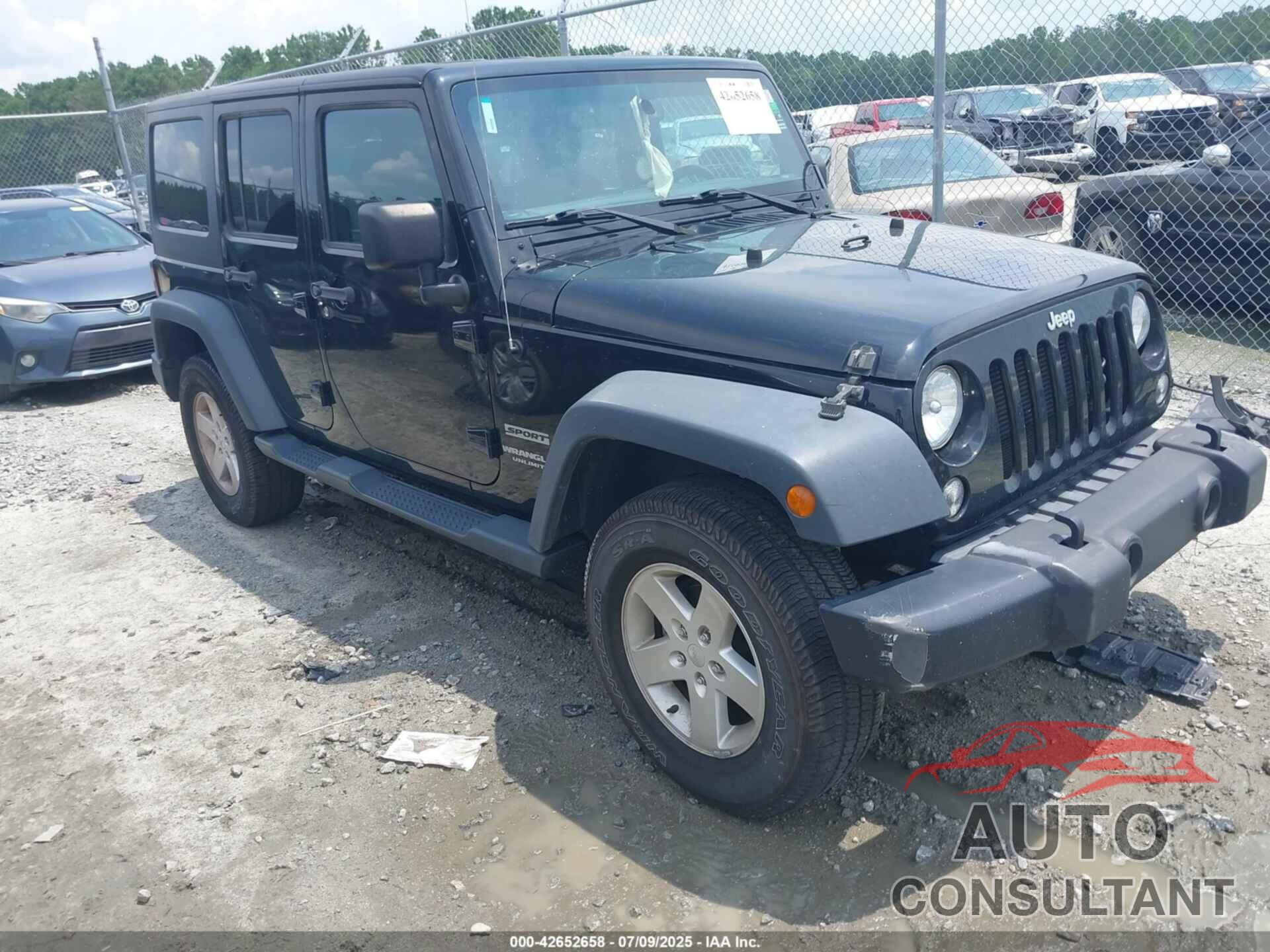 JEEP WRANGLER UNLIMITED 2017 - 1C4BJWDG6HL699547