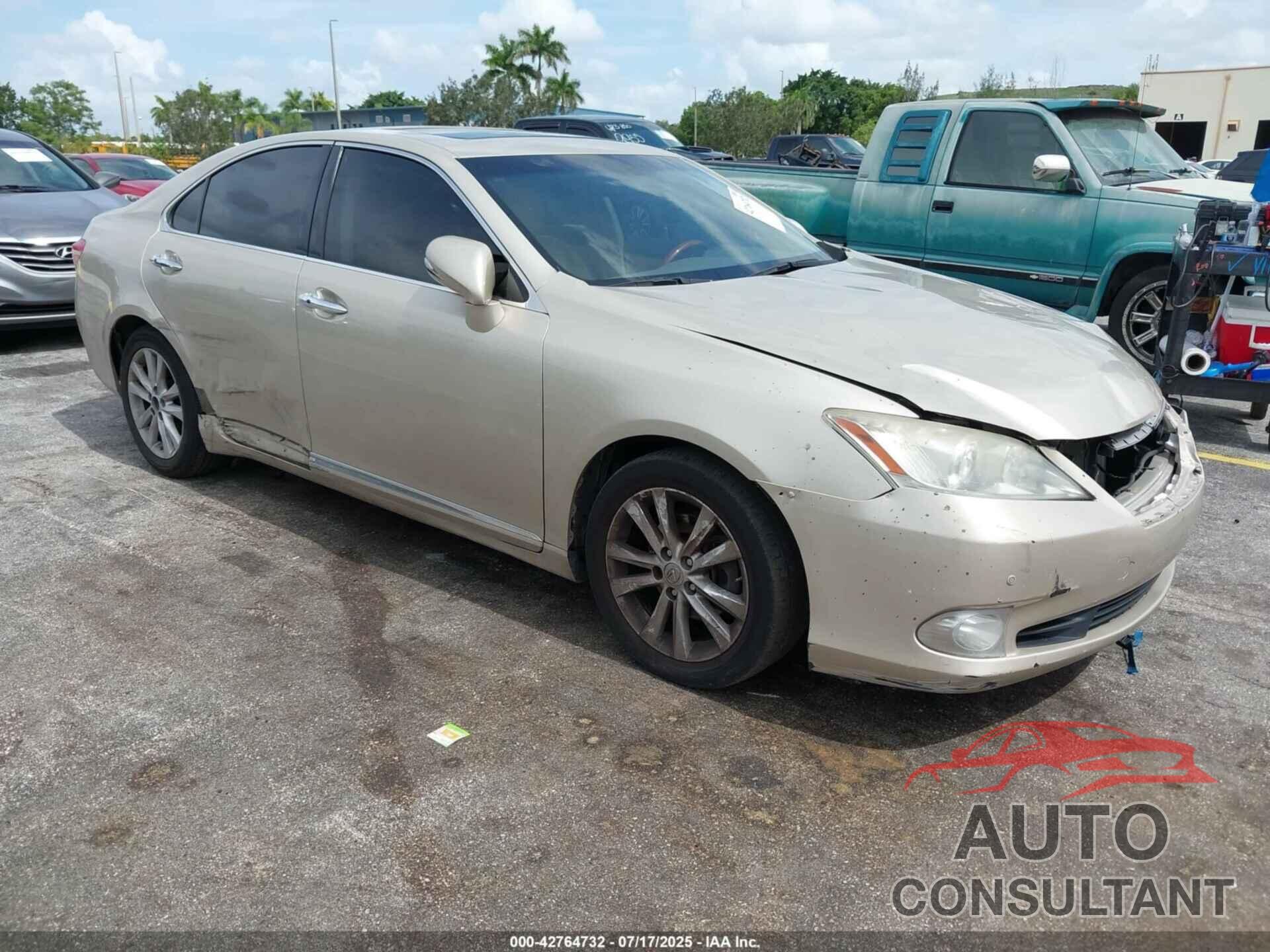 LEXUS ES 350 2012 - JTHBK1EG9C2486622