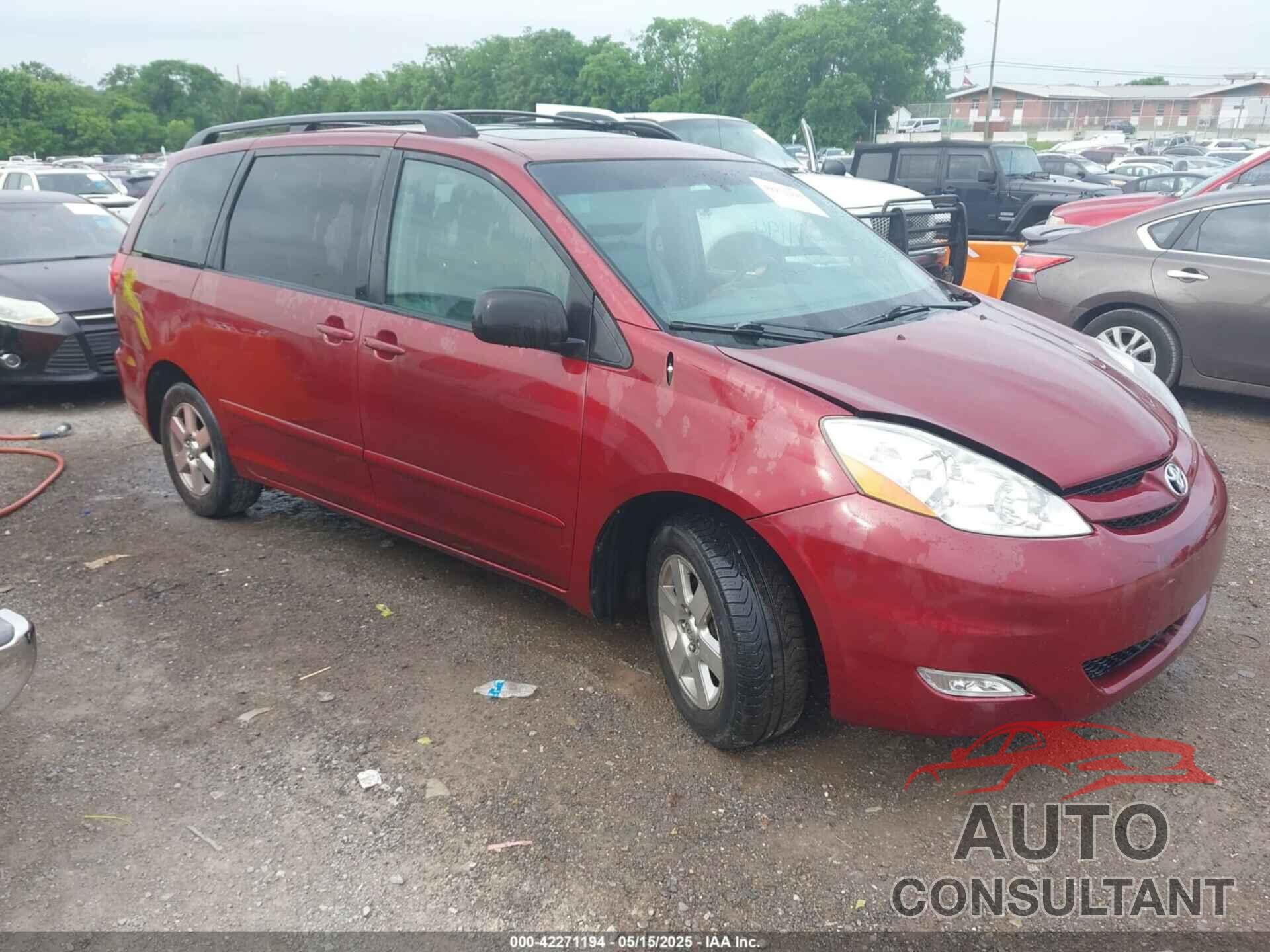 TOYOTA SIENNA 2009 - 5TDZK22C89S254439