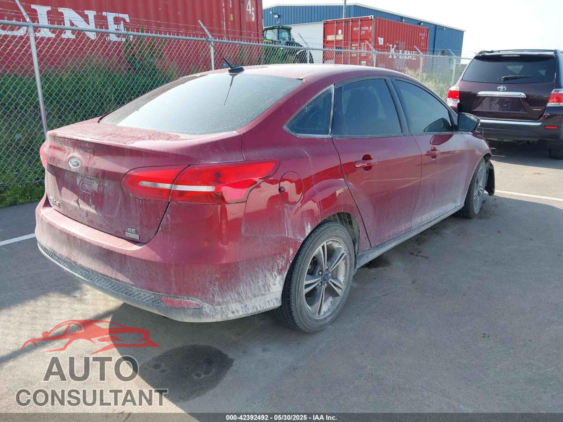 FORD FOCUS 2017 - 1FADP3FE3HL263455