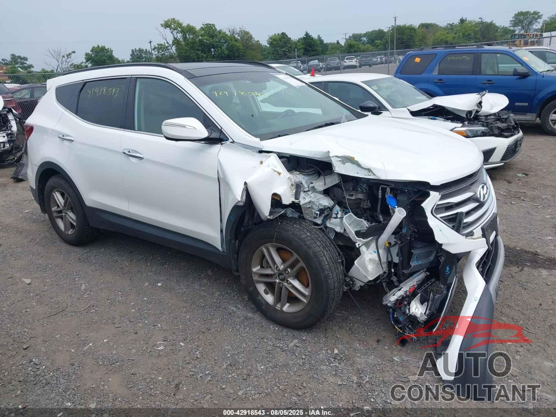 HYUNDAI SANTA FE SPORT 2018 - 5XYZU3LB4JG566054