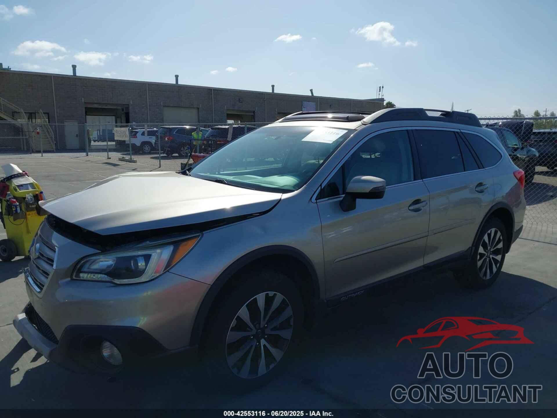 SUBARU OUTBACK 2015 - 4S4BSALC1F3311549
