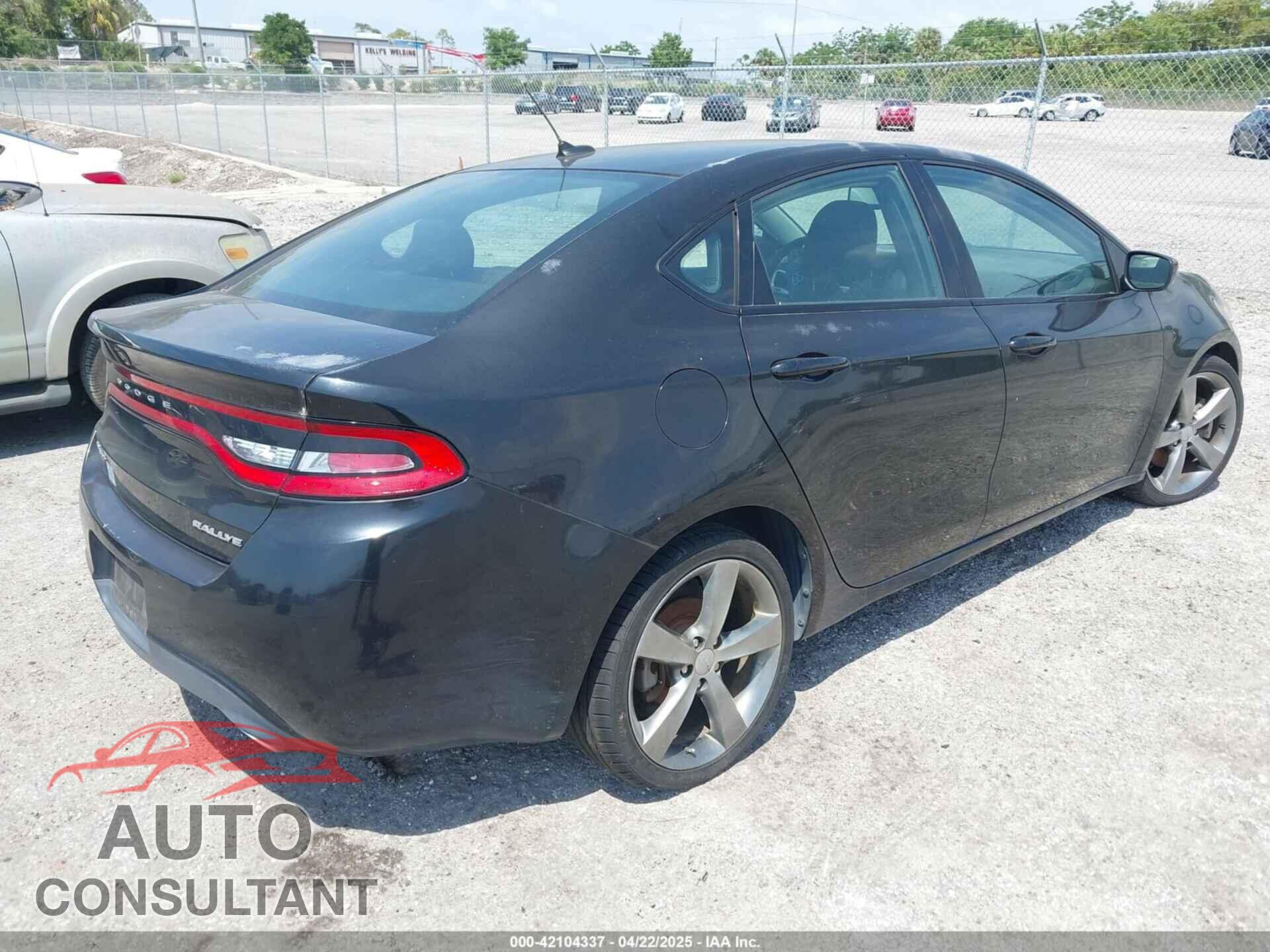 DODGE DART 2013 - 1C3CDFBA7DD320543