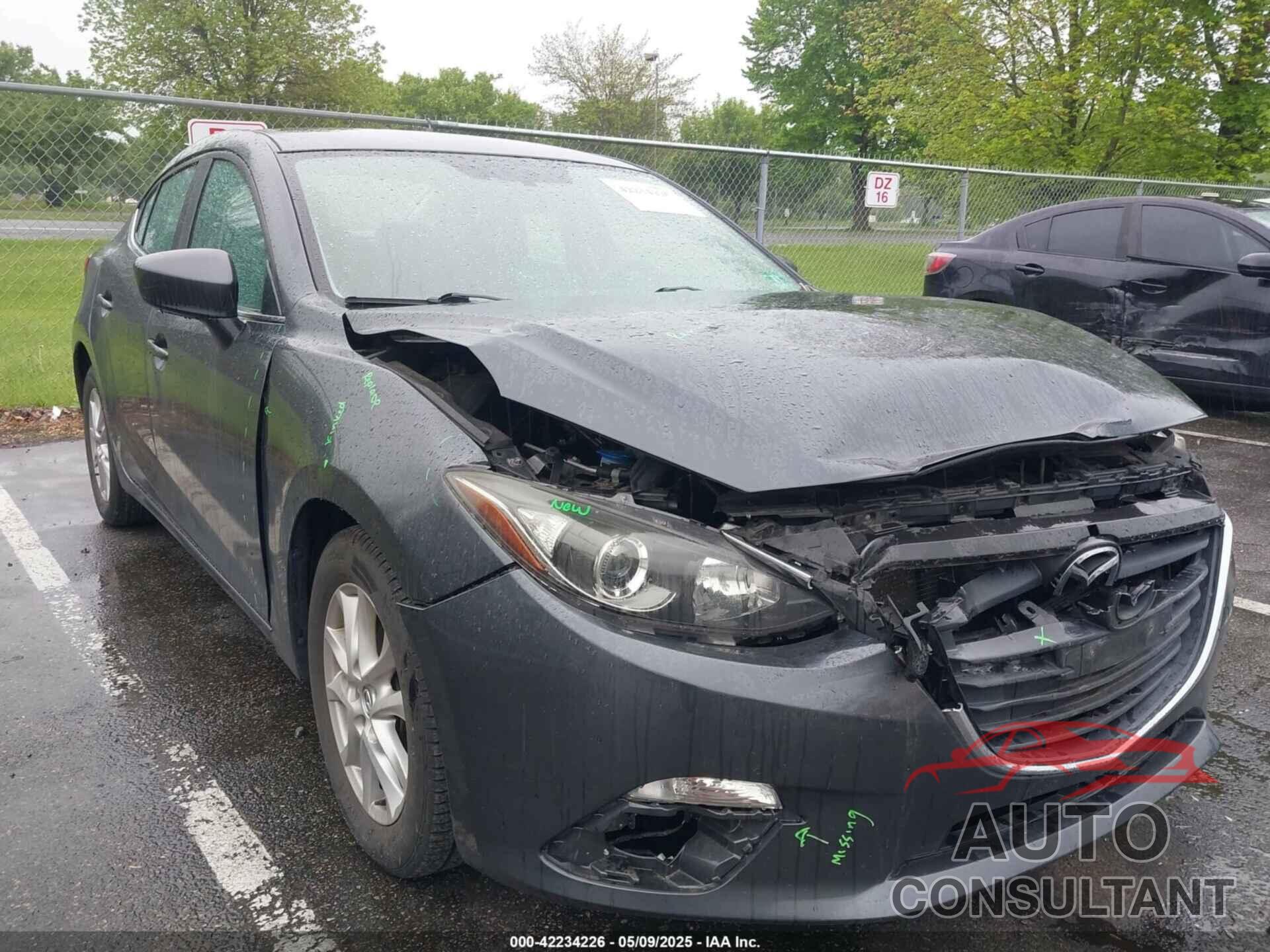 MAZDA MAZDA3 2016 - JM1BM1U7XG1314141
