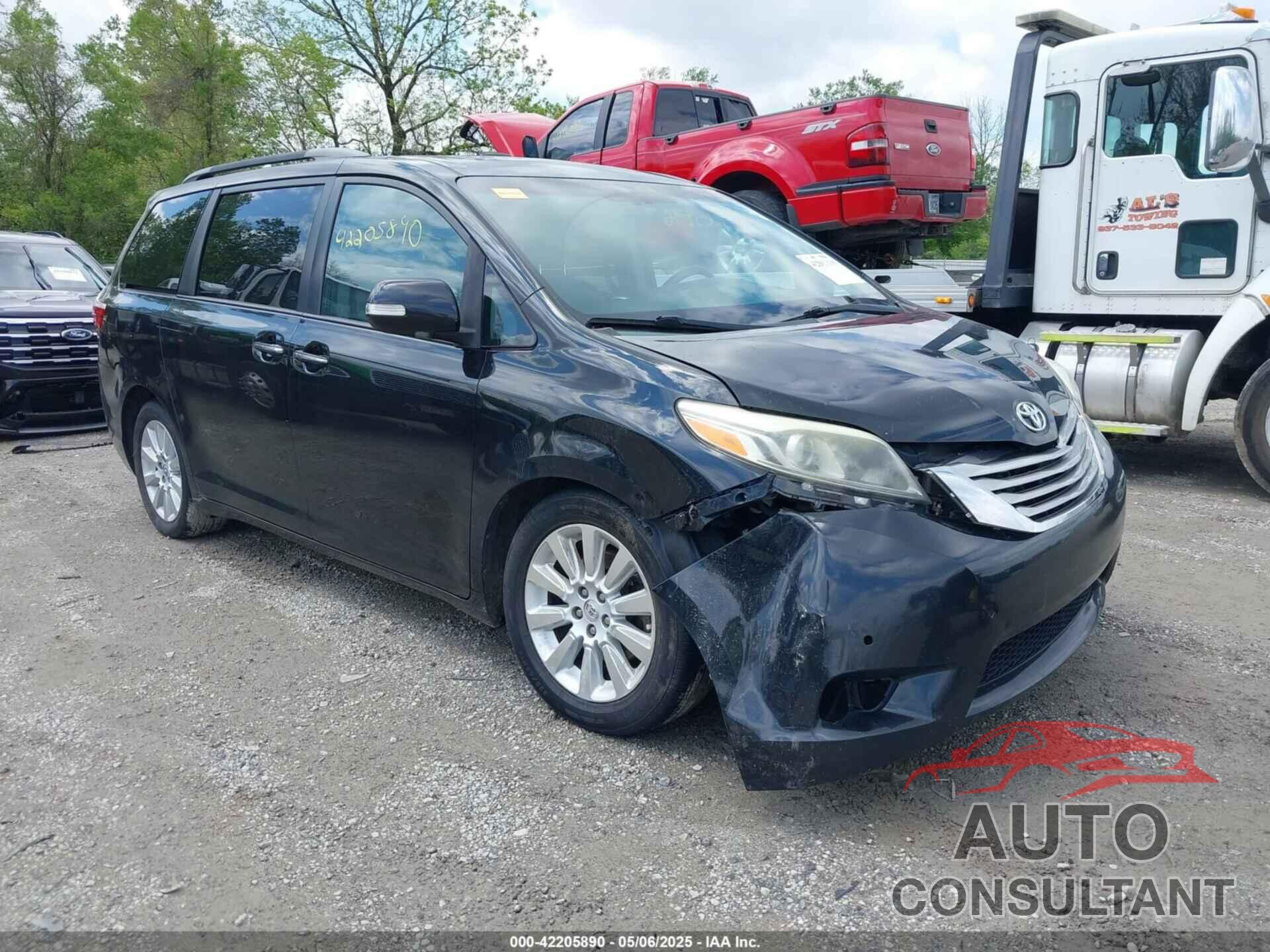 TOYOTA SIENNA 2015 - 5TDYK3DC0FS578687