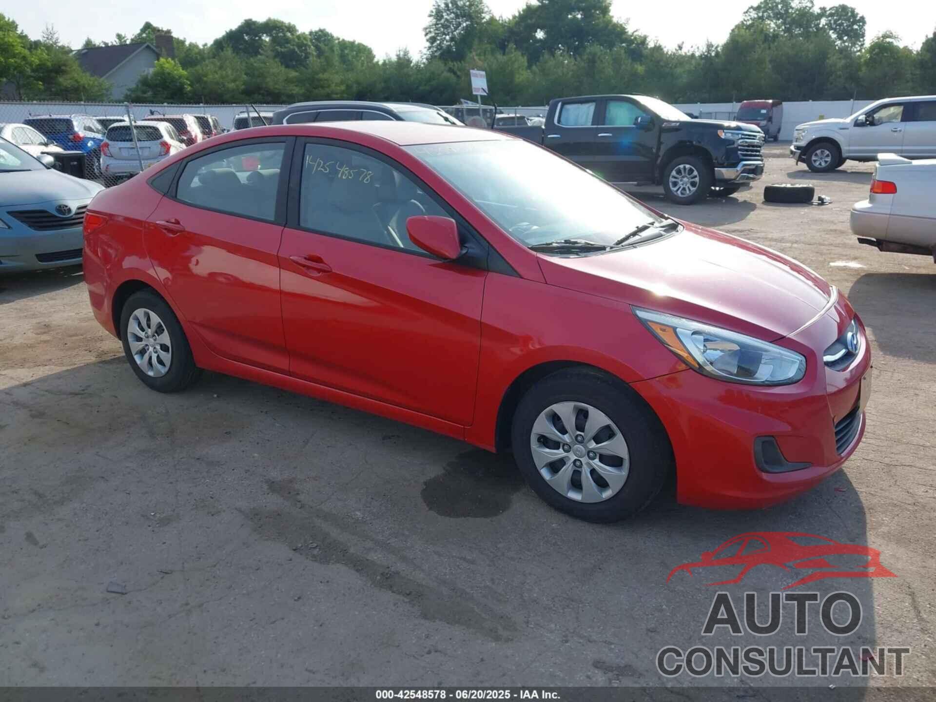 HYUNDAI ACCENT 2016 - KMHCT4AE2GU122623