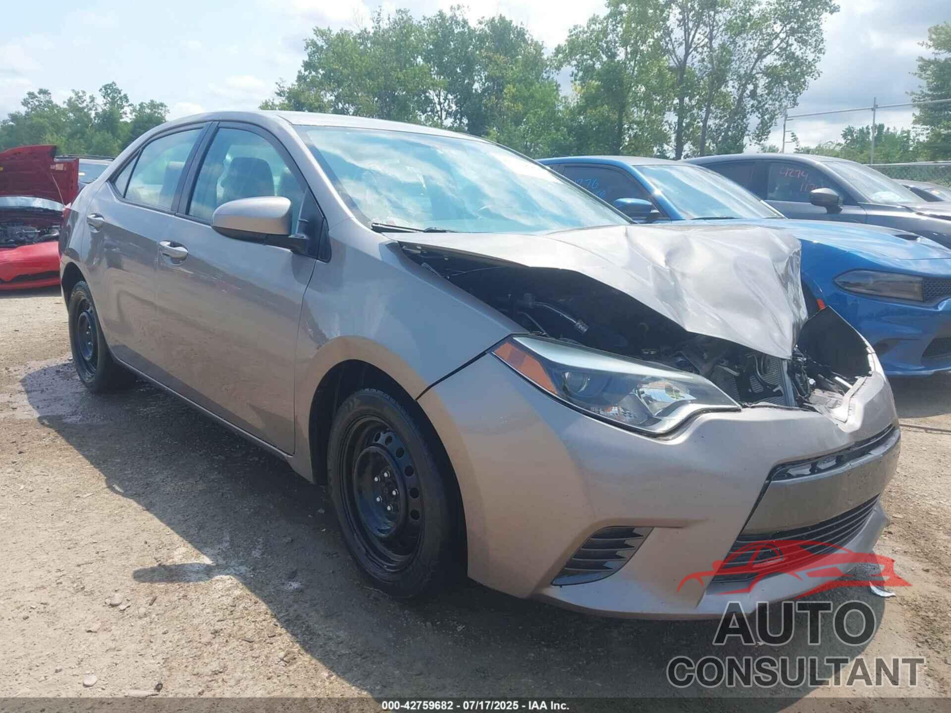 TOYOTA COROLLA 2015 - 2T1BURHE9FC371769