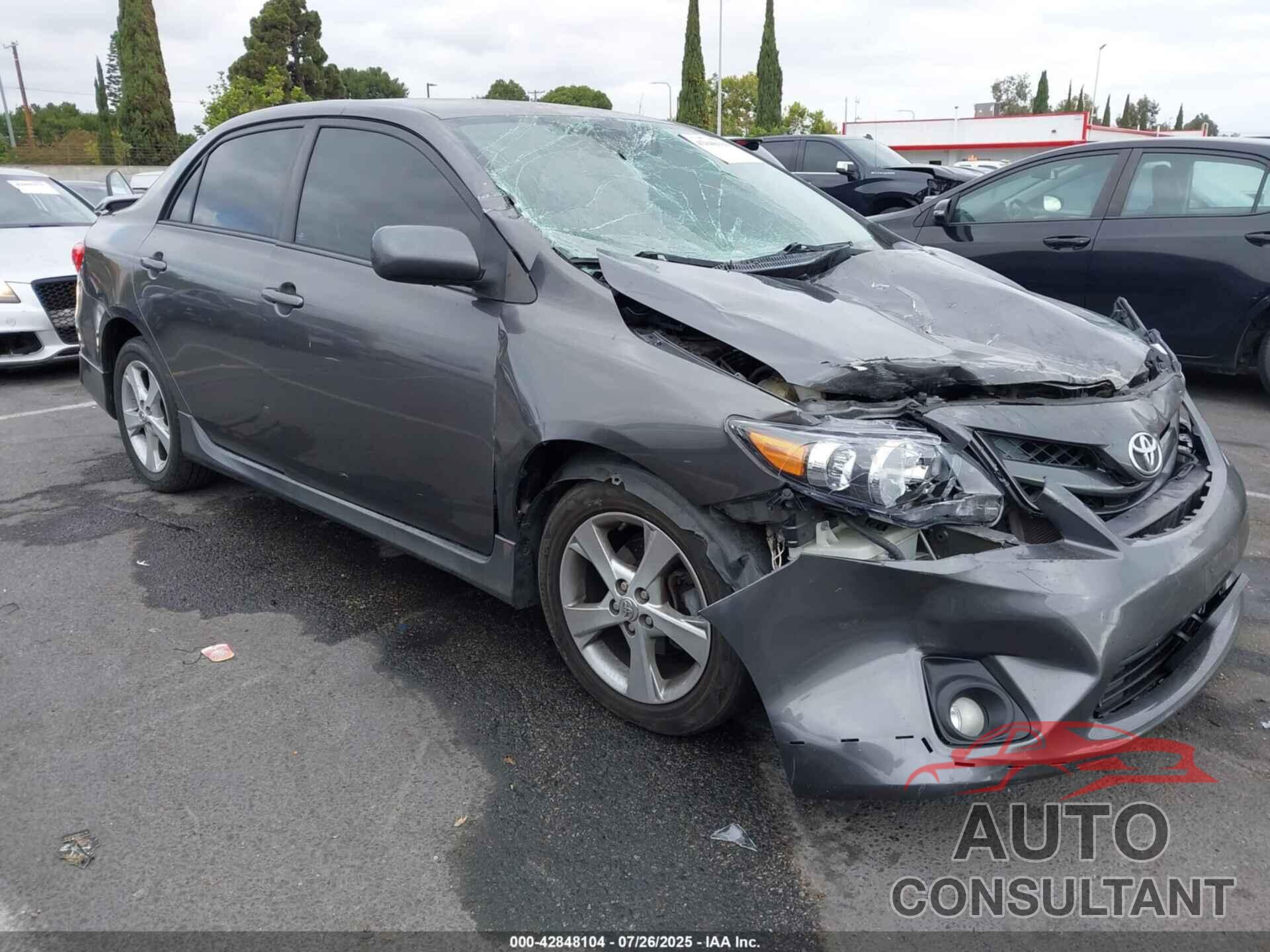 TOYOTA COROLLA 2013 - 5YFBU4EE9DP217115