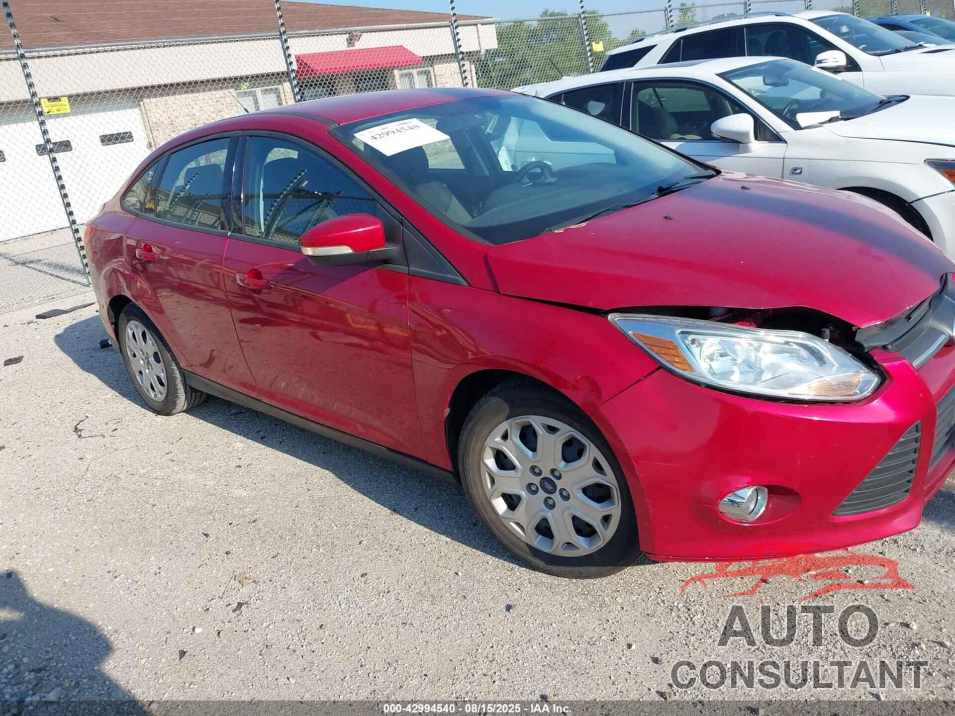 FORD FOCUS 2012 - 1FAHP3F21CL463363