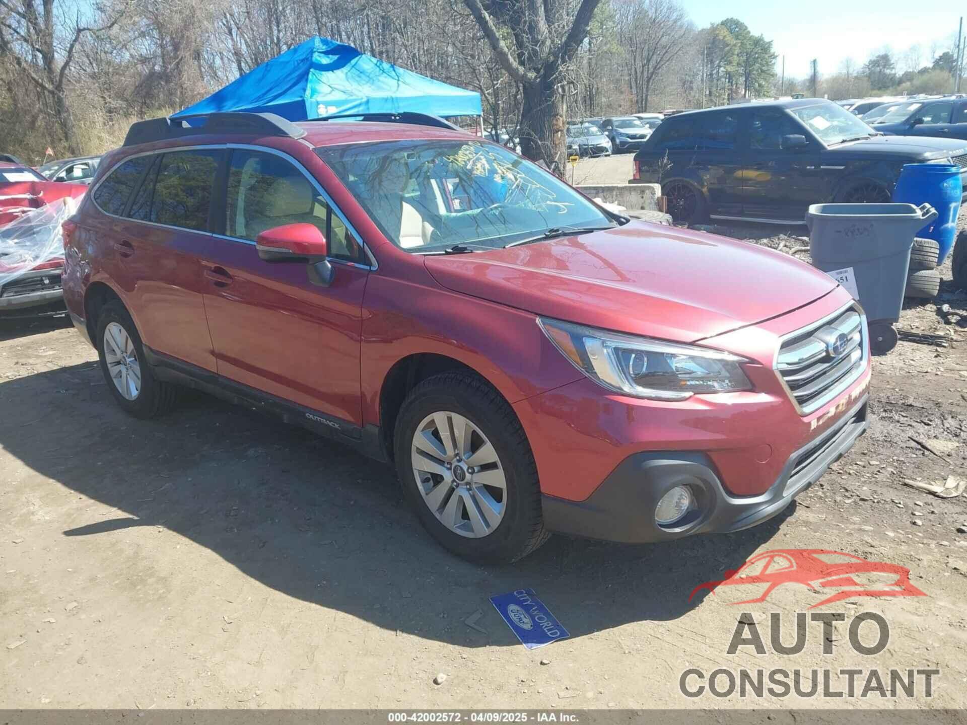 SUBARU OUTBACK 2019 - 4S4BSAFCXK3325424
