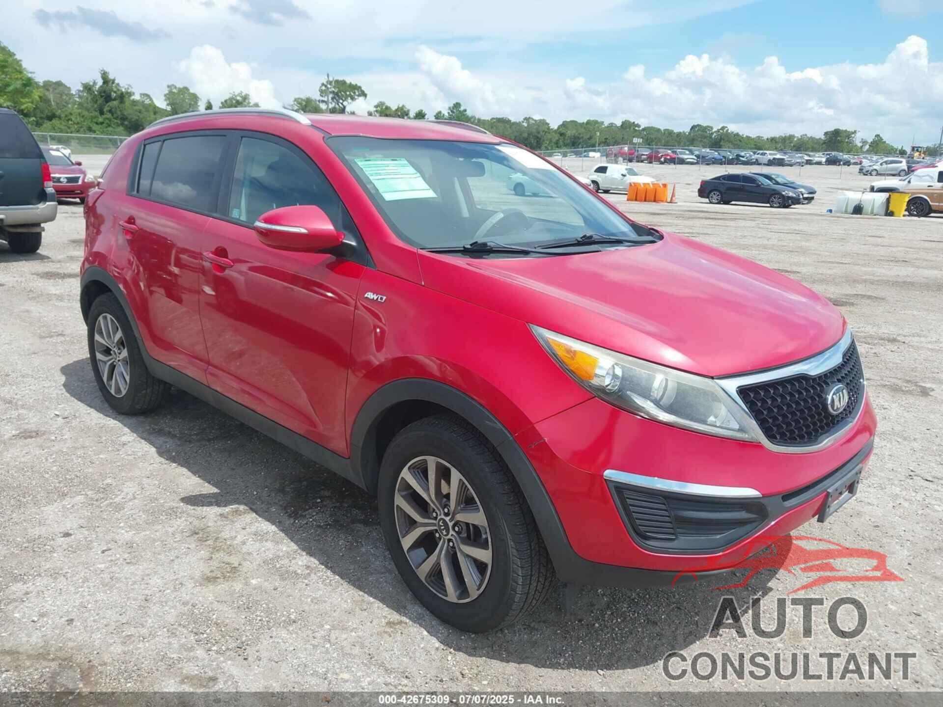 KIA SPORTAGE 2014 - KNDPBCAC8E7547678