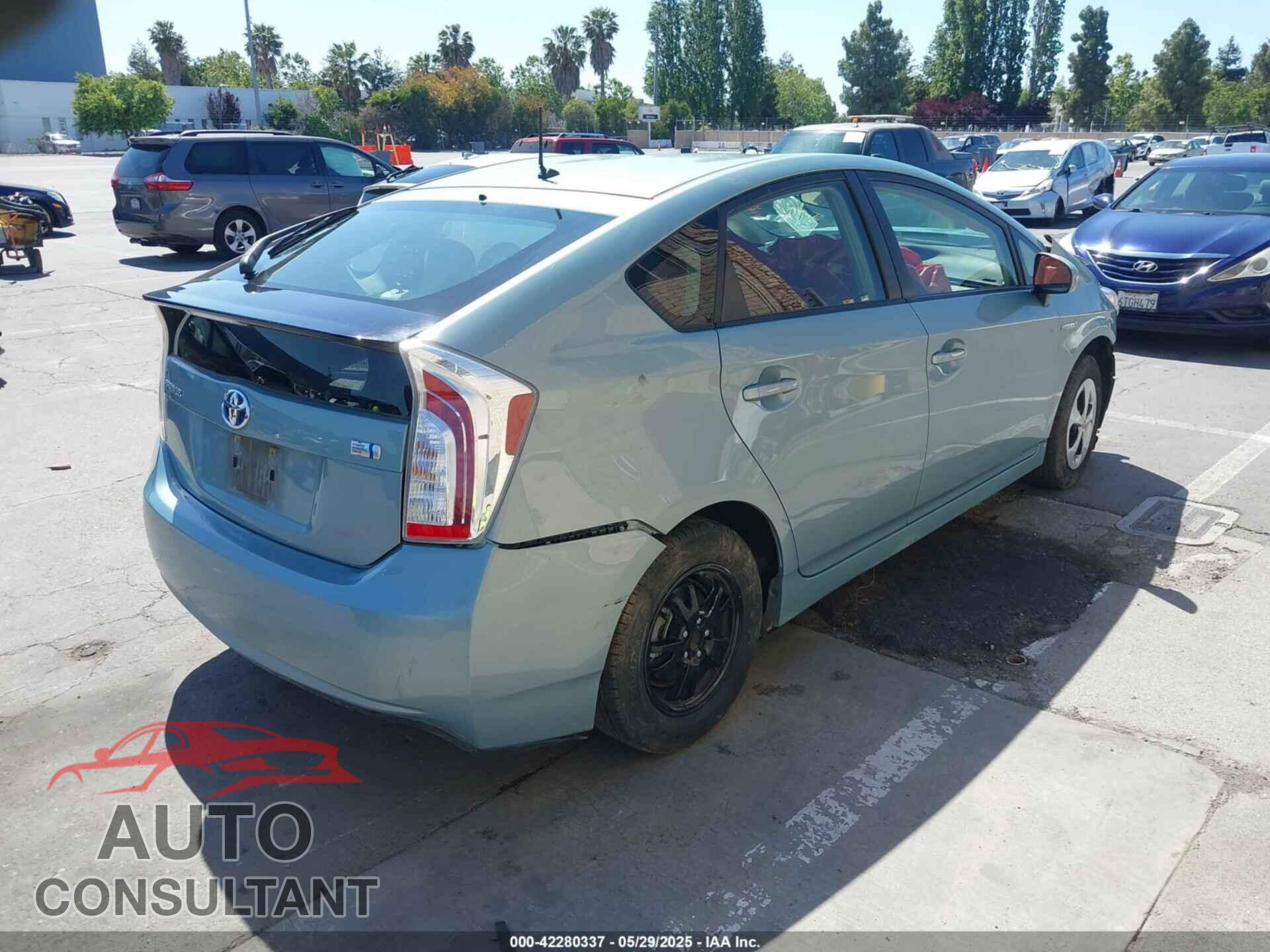 TOYOTA PRIUS 2012 - JTDKN3DU9C1592893