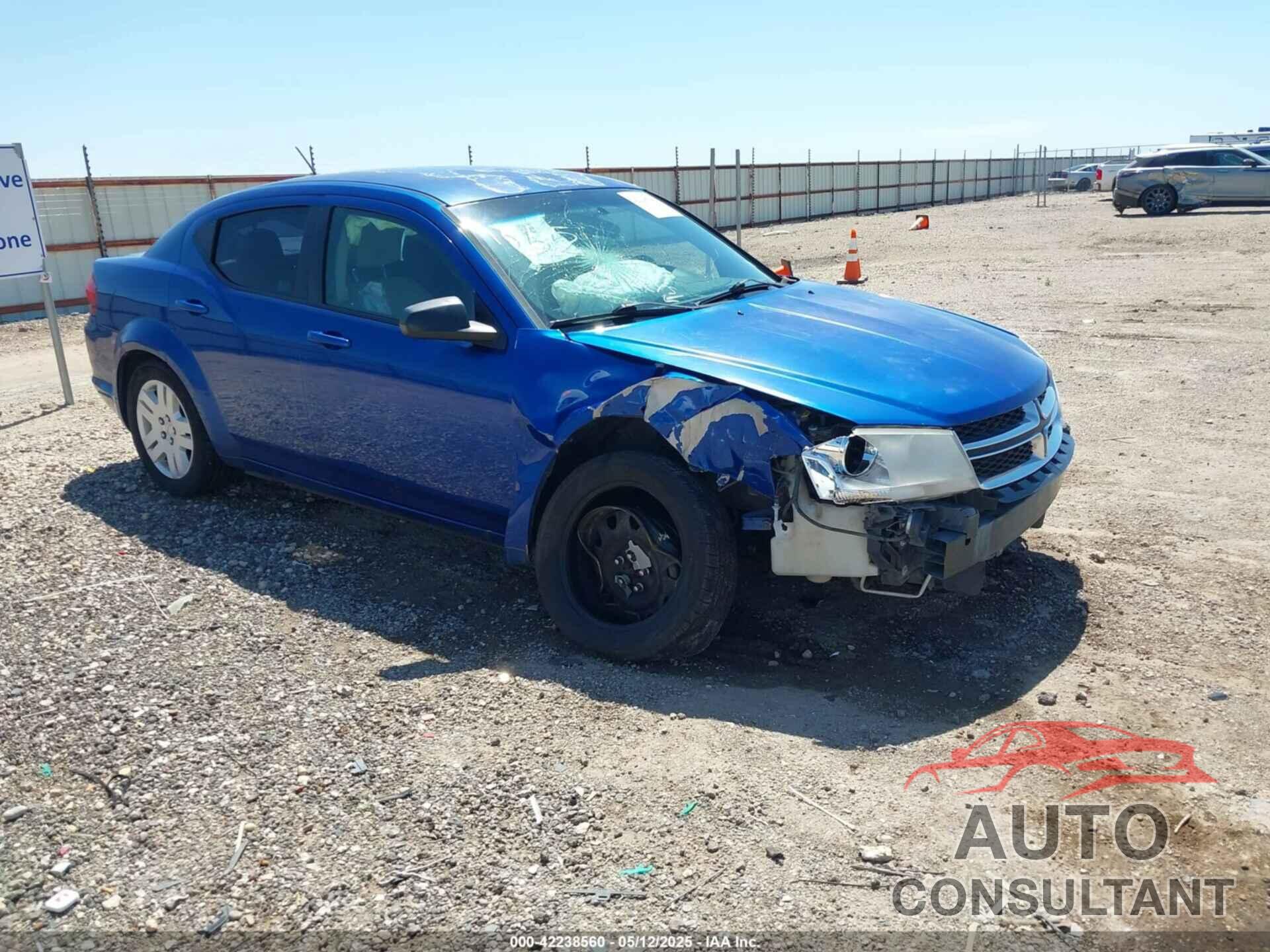 DODGE AVENGER 2014 - 1C3CDZAB3EN201055