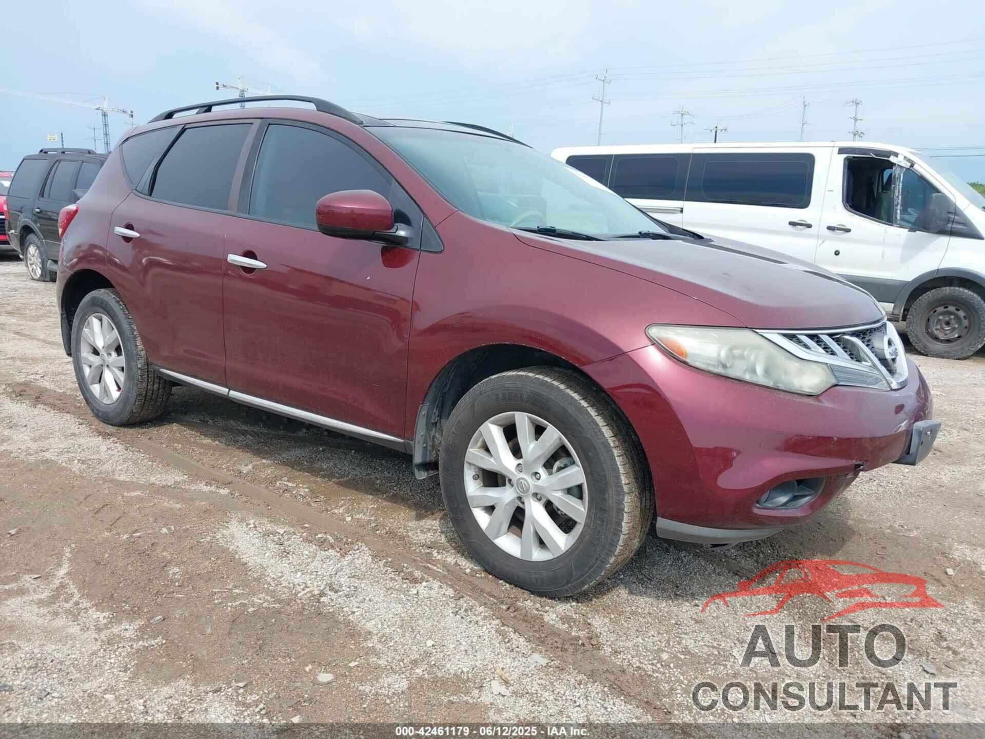 NISSAN MURANO 2012 - JN8AZ1MU7CW107632