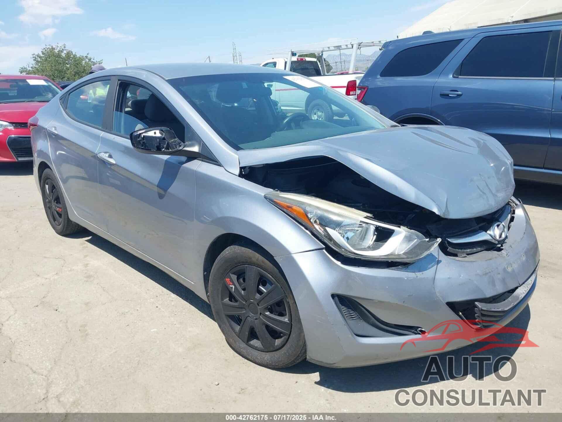HYUNDAI ELANTRA 2016 - 5NPDH4AE2GH750105