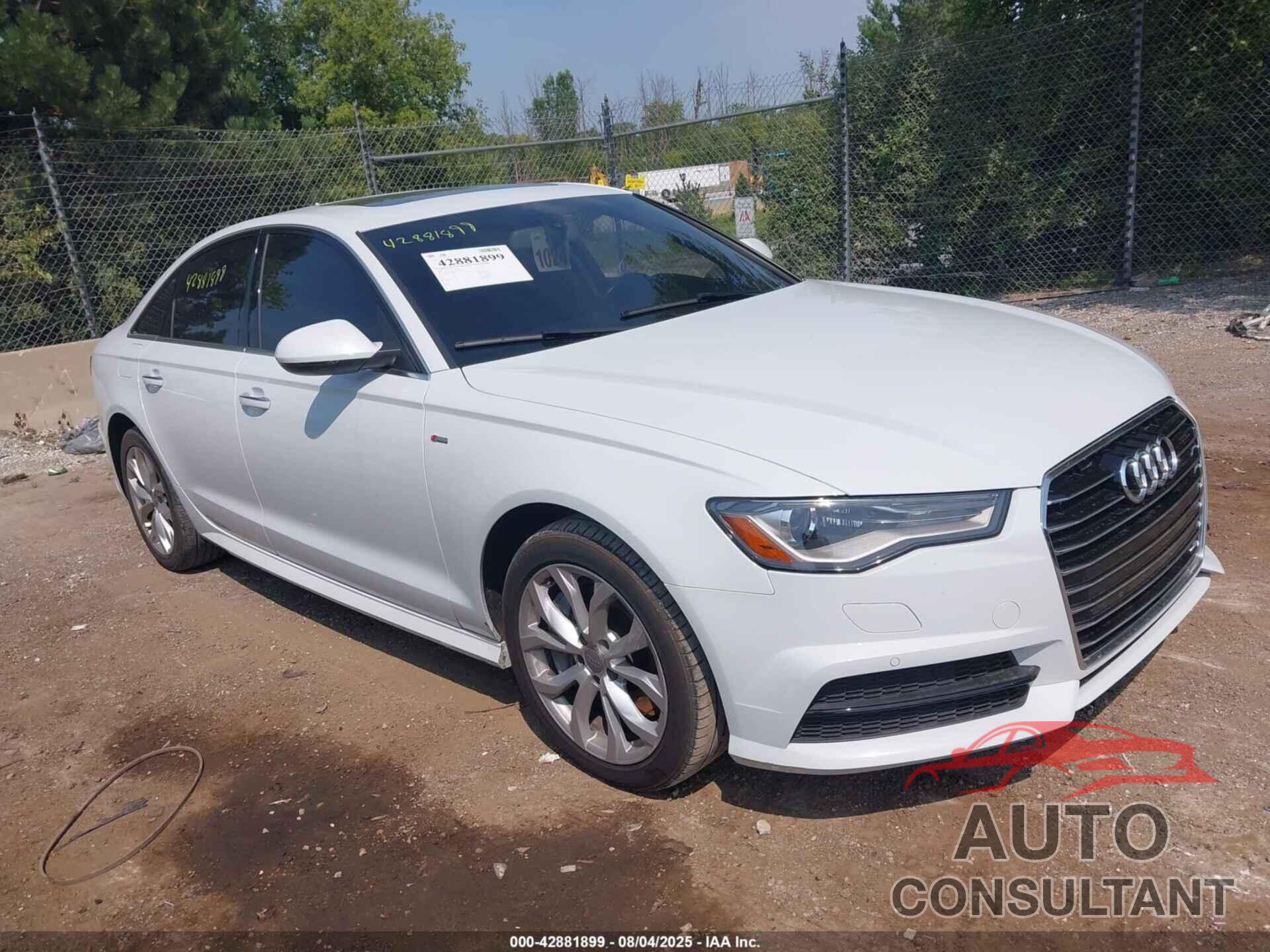 AUDI A6 2018 - WAUC8AFC0JN045308