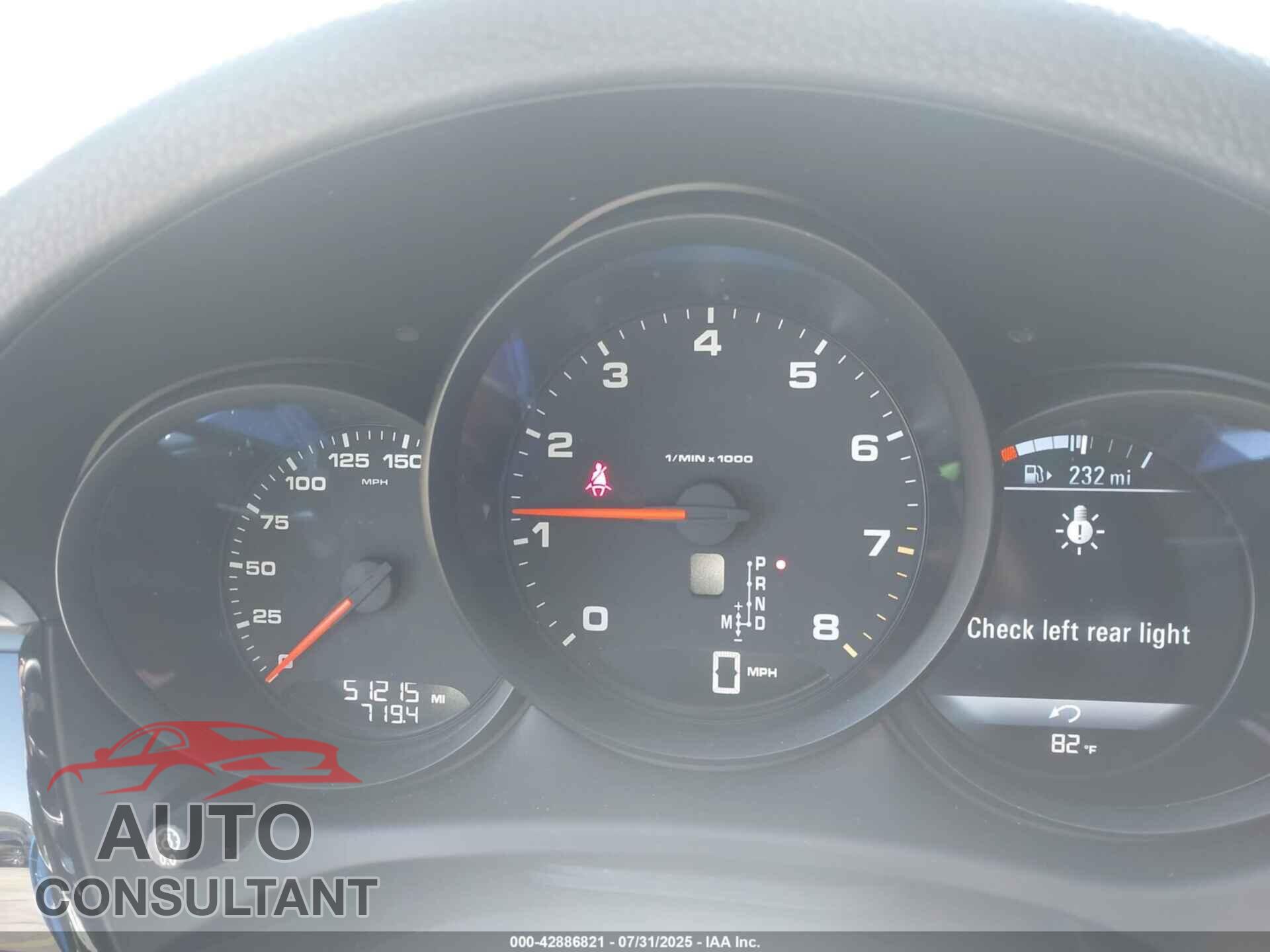 PORSCHE MACAN 2017 - WP1AA2A58HLB07314