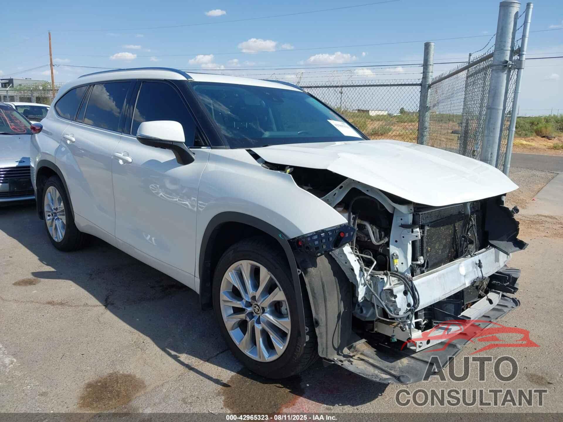 TOYOTA HIGHLANDER 2021 - 5TDDZRBH6MS057515