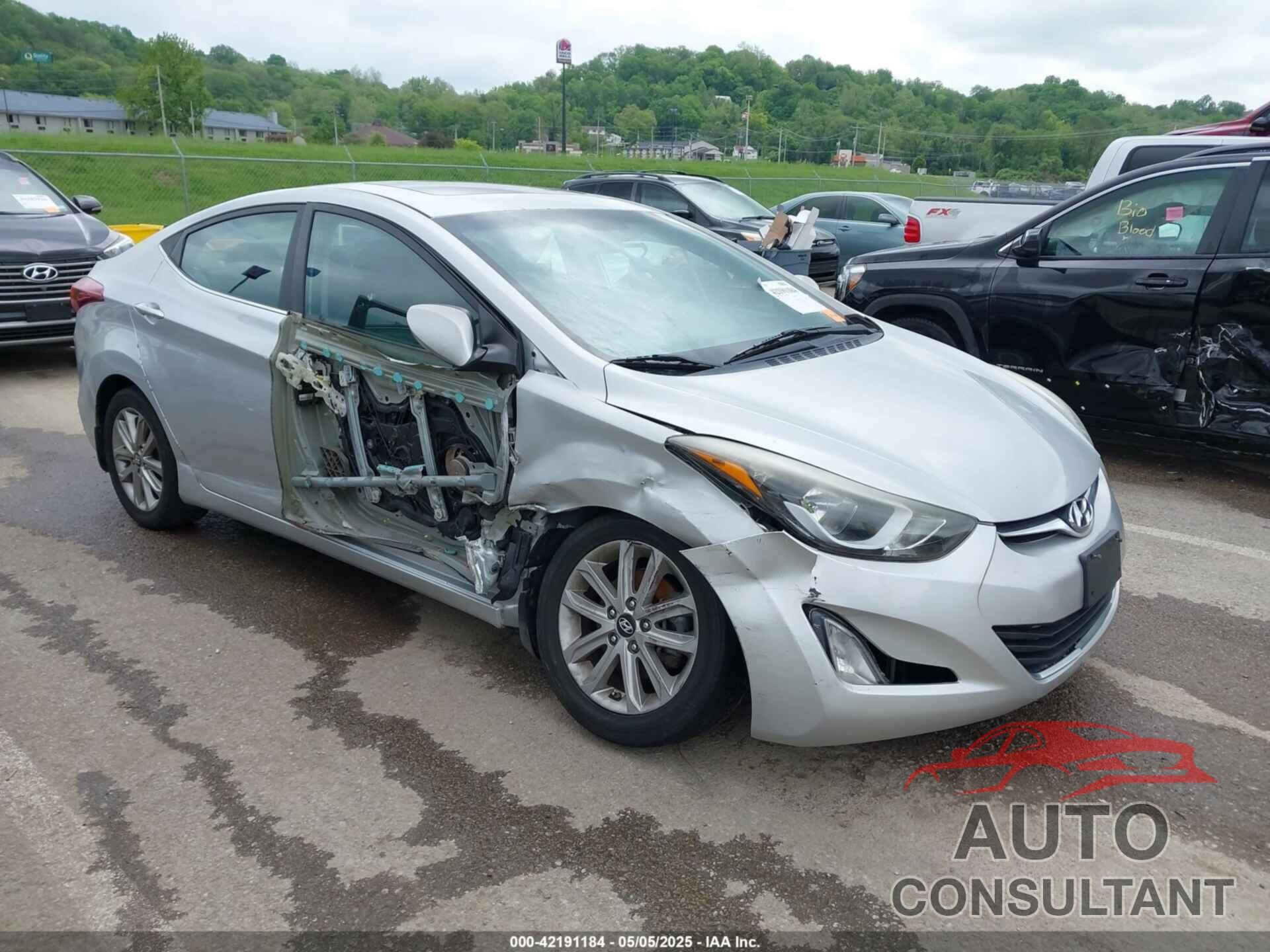 HYUNDAI ELANTRA 2015 - 5NPDH4AE5FH596309