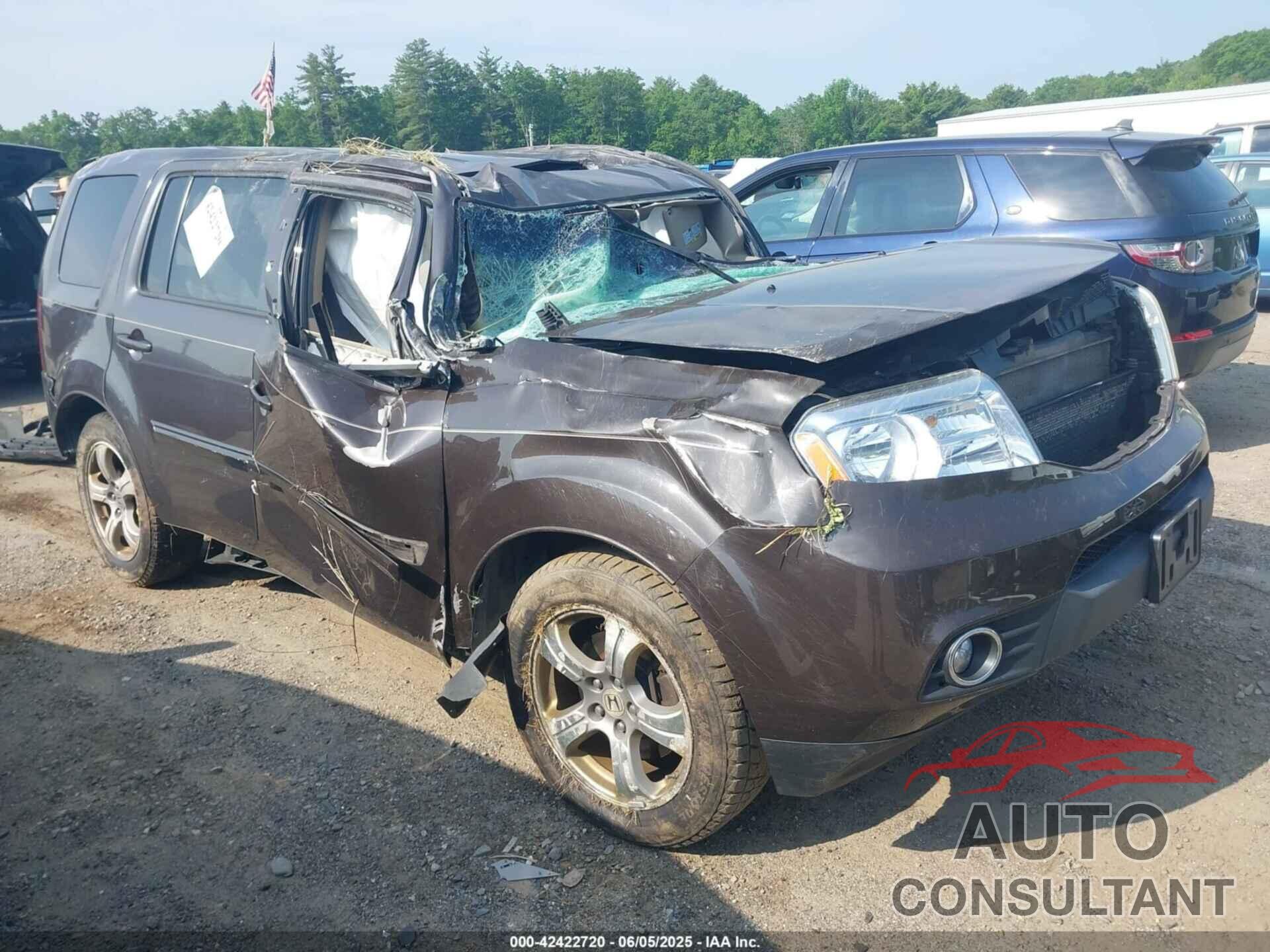 HONDA PILOT 2013 - 5FNYF3H57DB014634