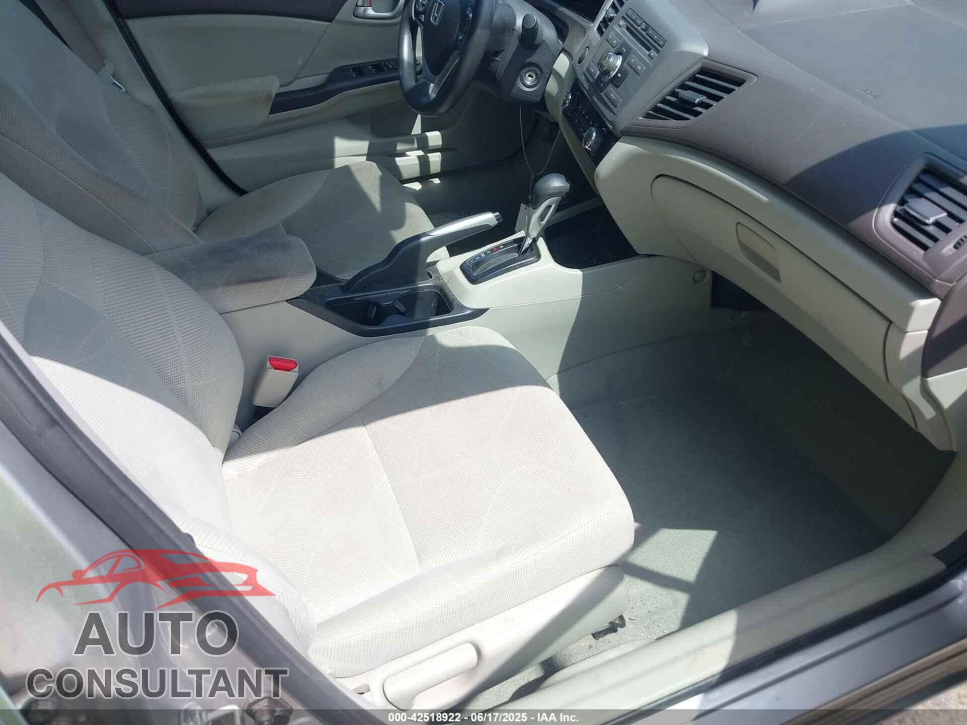 HONDA CIVIC 2012 - 2HGFB2F83CH319875