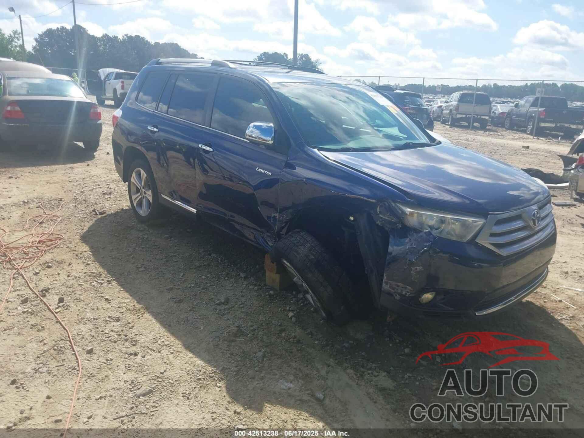 TOYOTA HIGHLANDER 2013 - 5TDDK3EH4DS244619