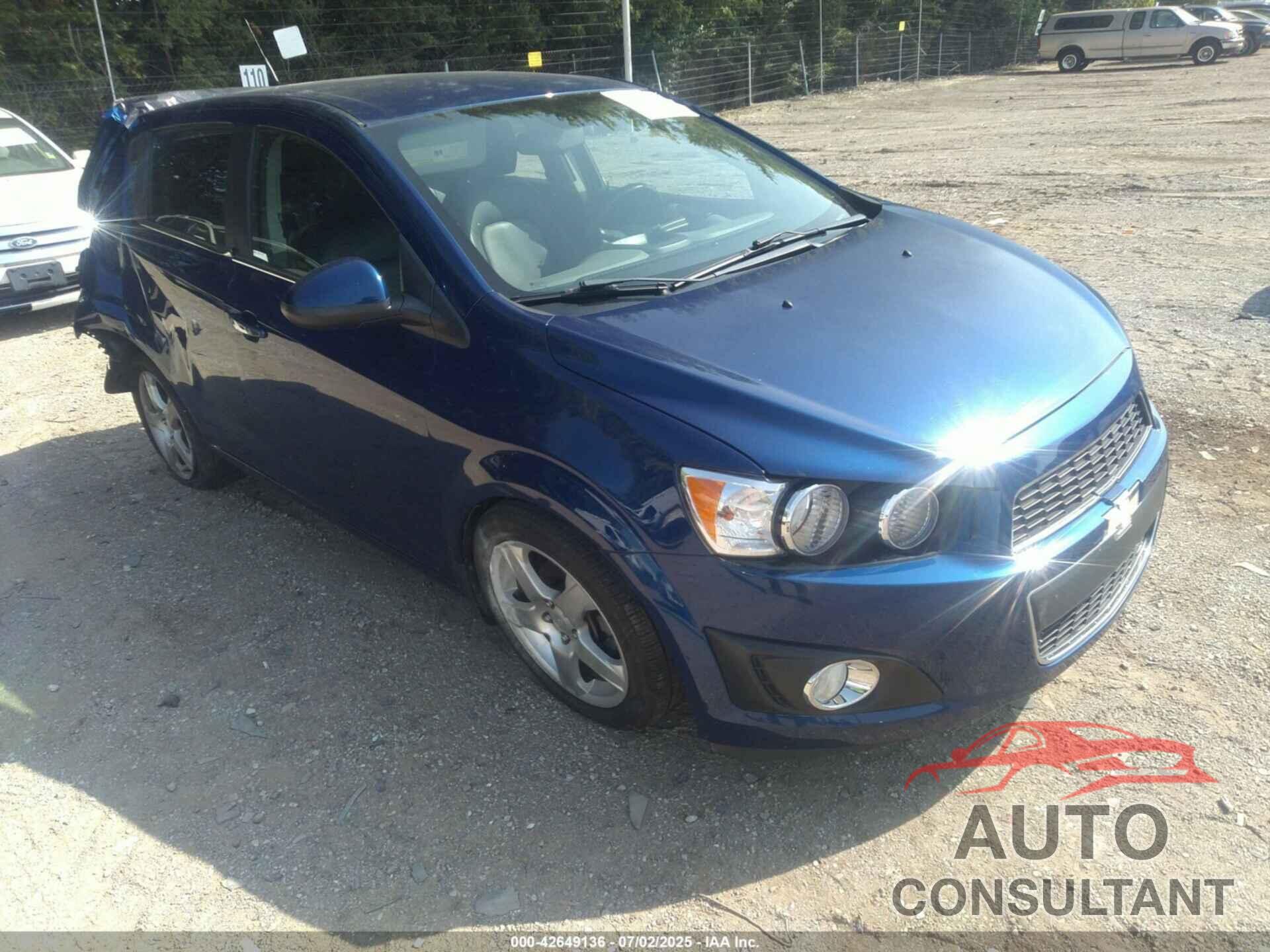 CHEVROLET SONIC 2013 - 1G1JE6SBXD4193465