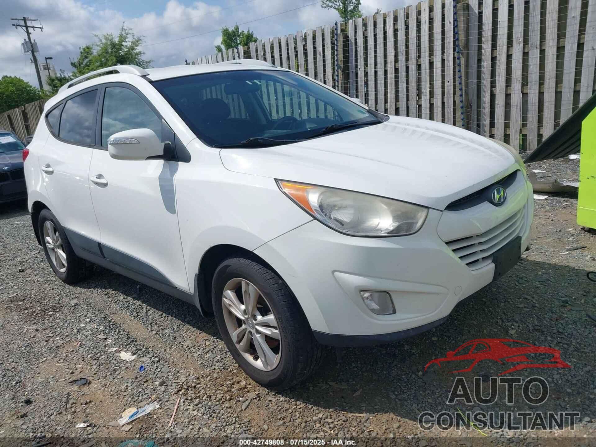 HYUNDAI TUCSON 2013 - KM8JU3AC8DU712320