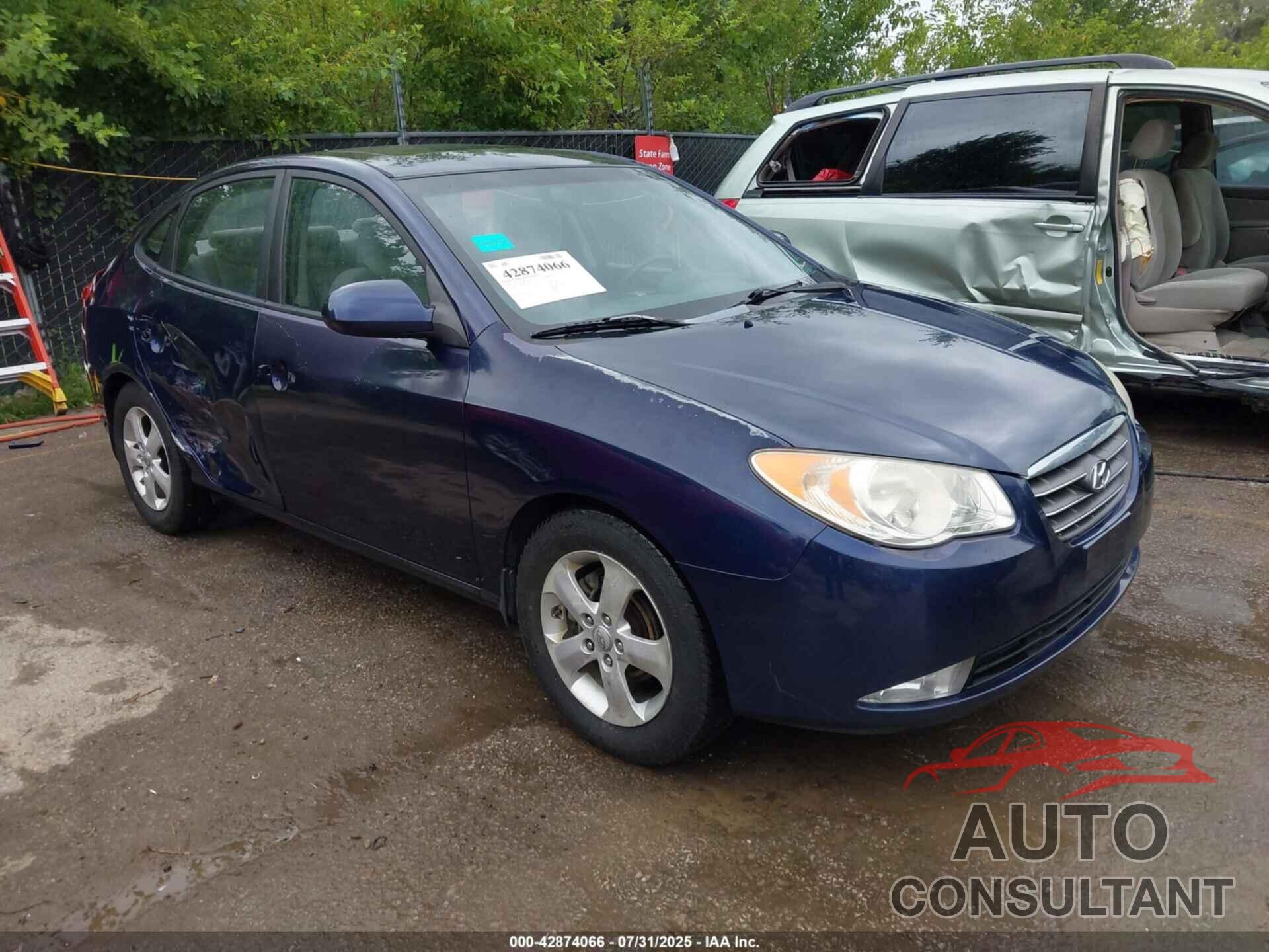 HYUNDAI ELANTRA 2009 - KMHDU46D89U746429