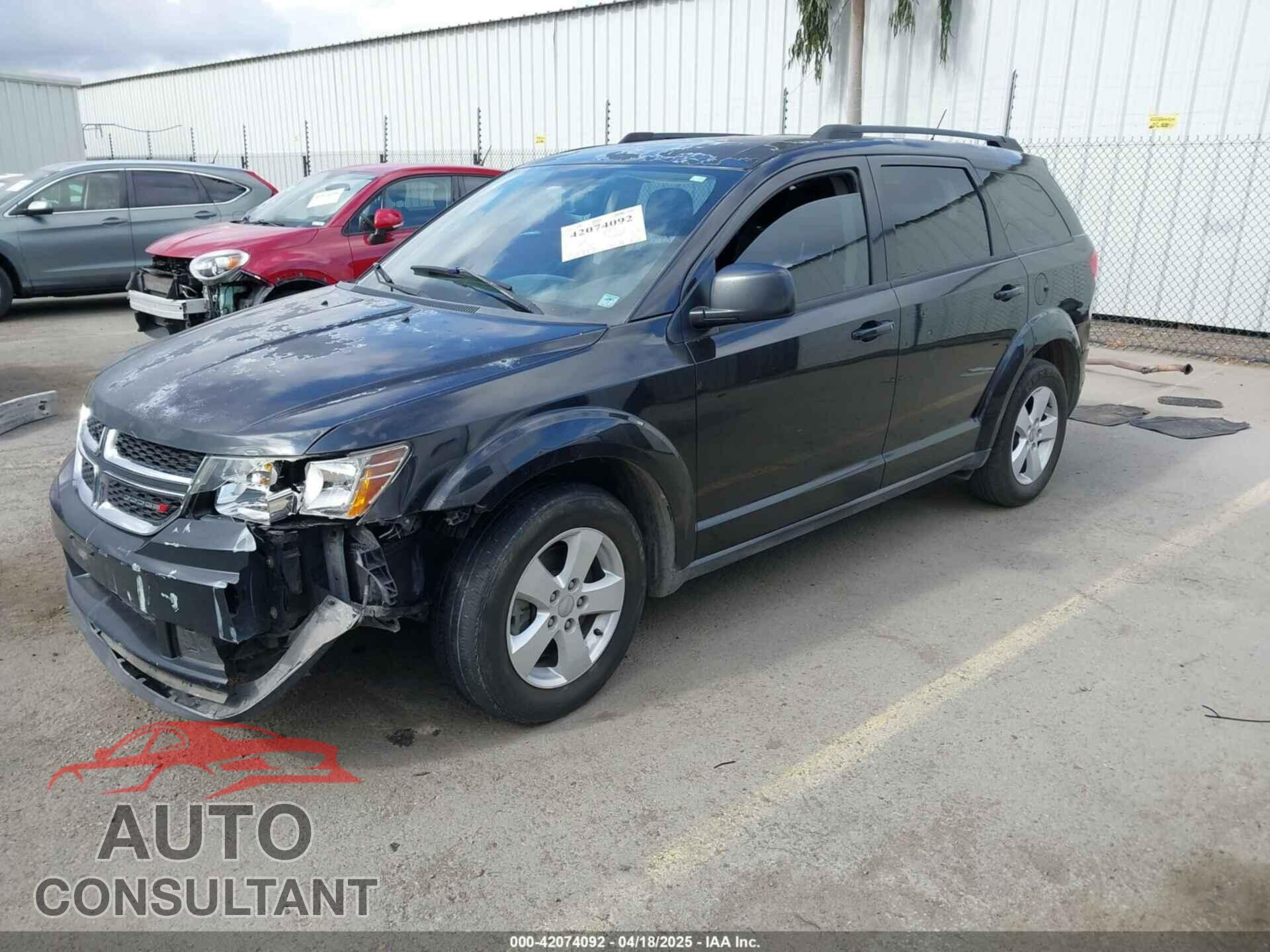 DODGE JOURNEY 2013 - 3C4PDCAB2DT502182