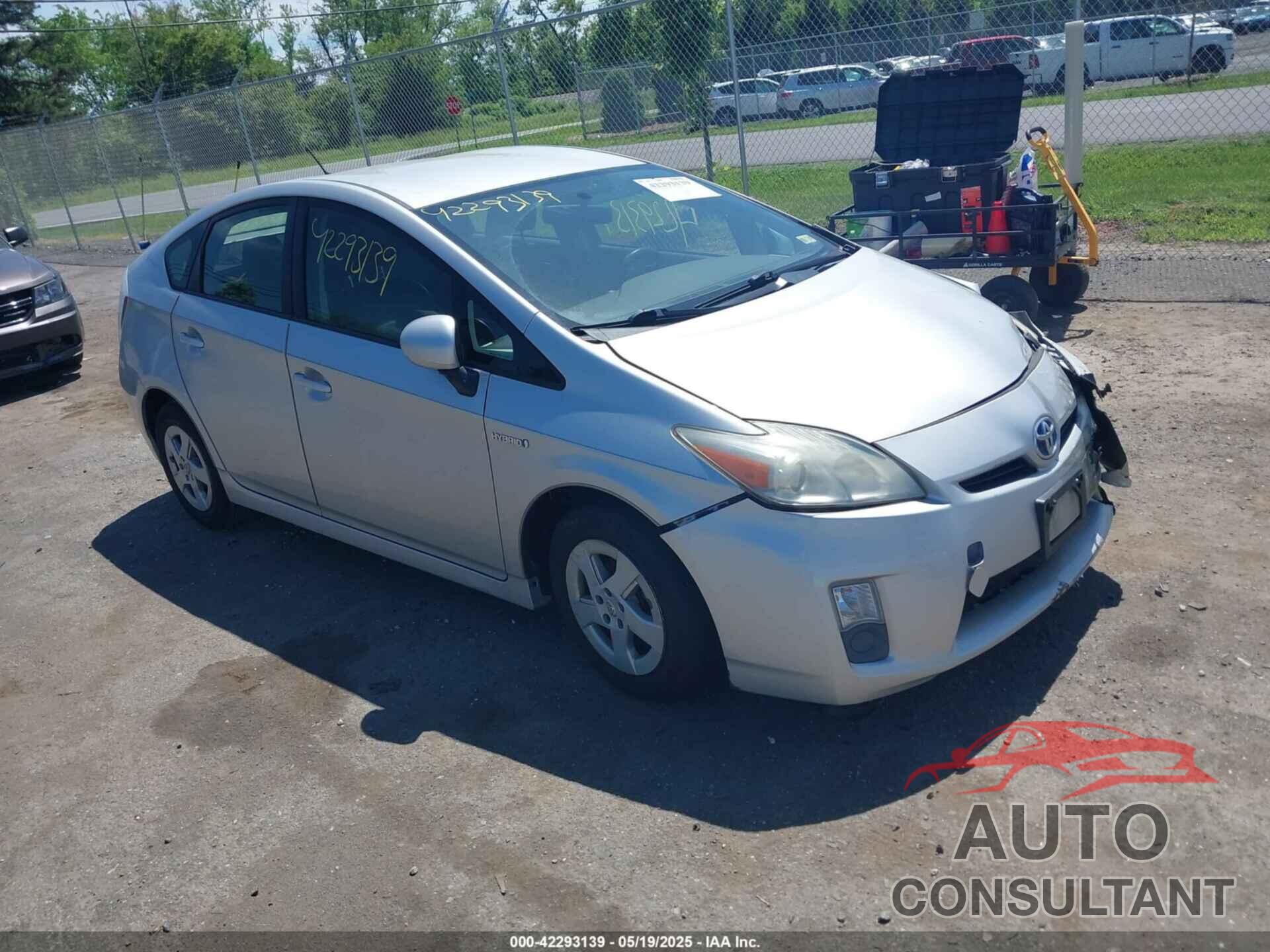 TOYOTA PRIUS 2010 - JTDKN3DU7A0061131