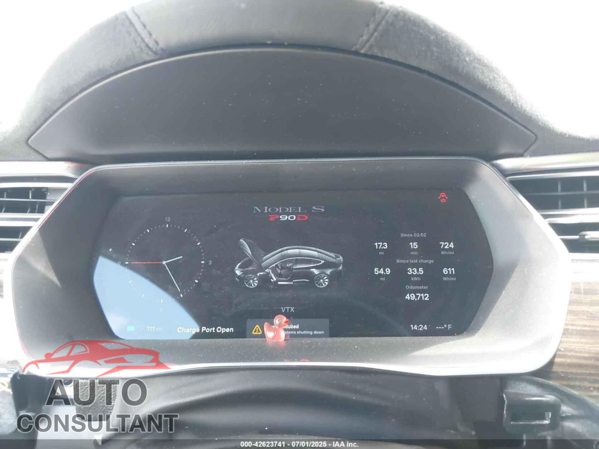 TESLA MODEL S 2016 - 5YJSA1E41GF120232