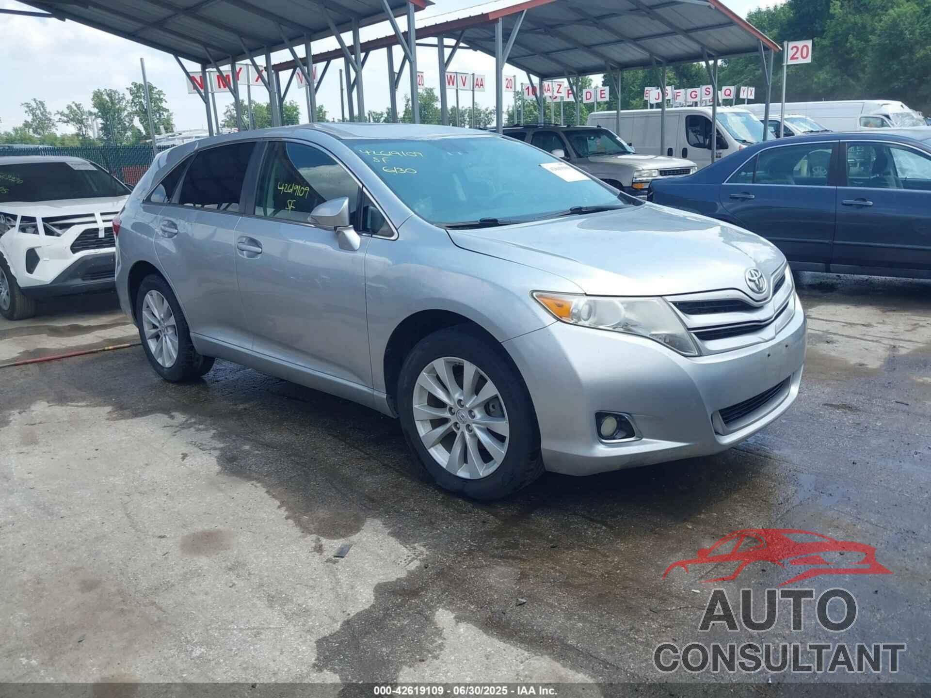 TOYOTA VENZA 2015 - 4T3ZA3BBXFU090914