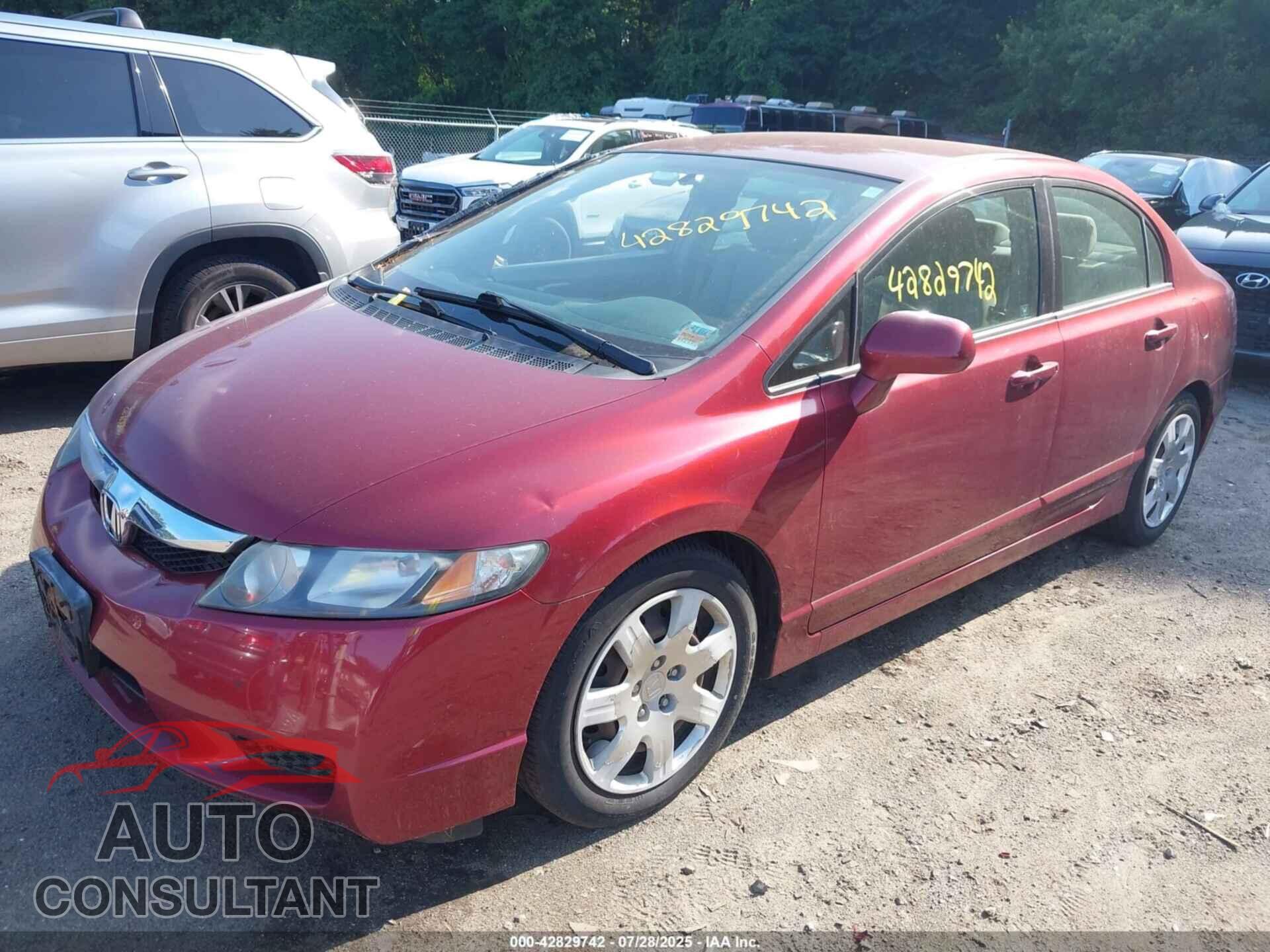 HONDA CIVIC 2011 - 2HGFA1F52BH548338