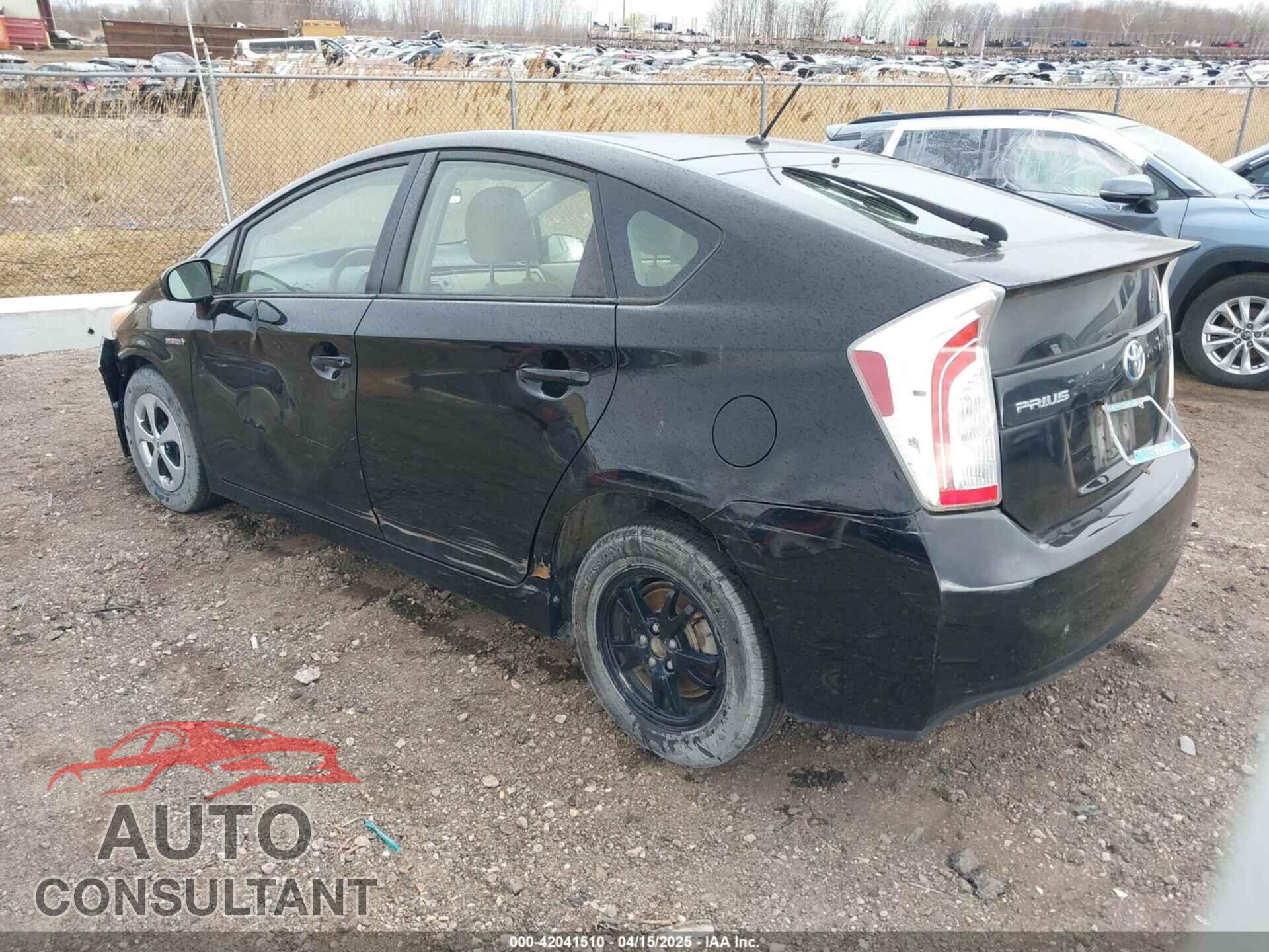 TOYOTA PRIUS 2013 - JTDKN3DU9D5555689