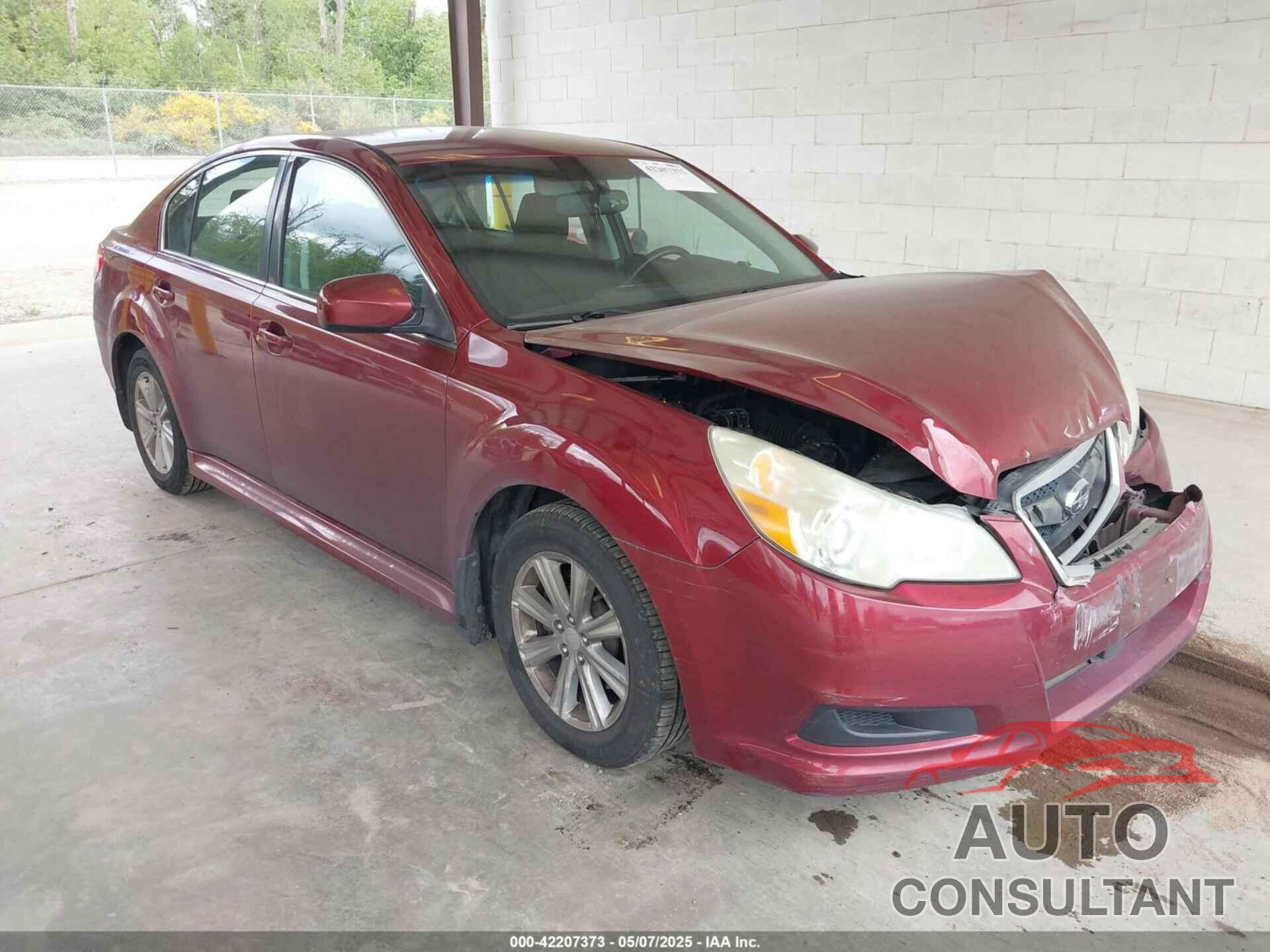 SUBARU LEGACY 2011 - 4S3BMBC61B3246808