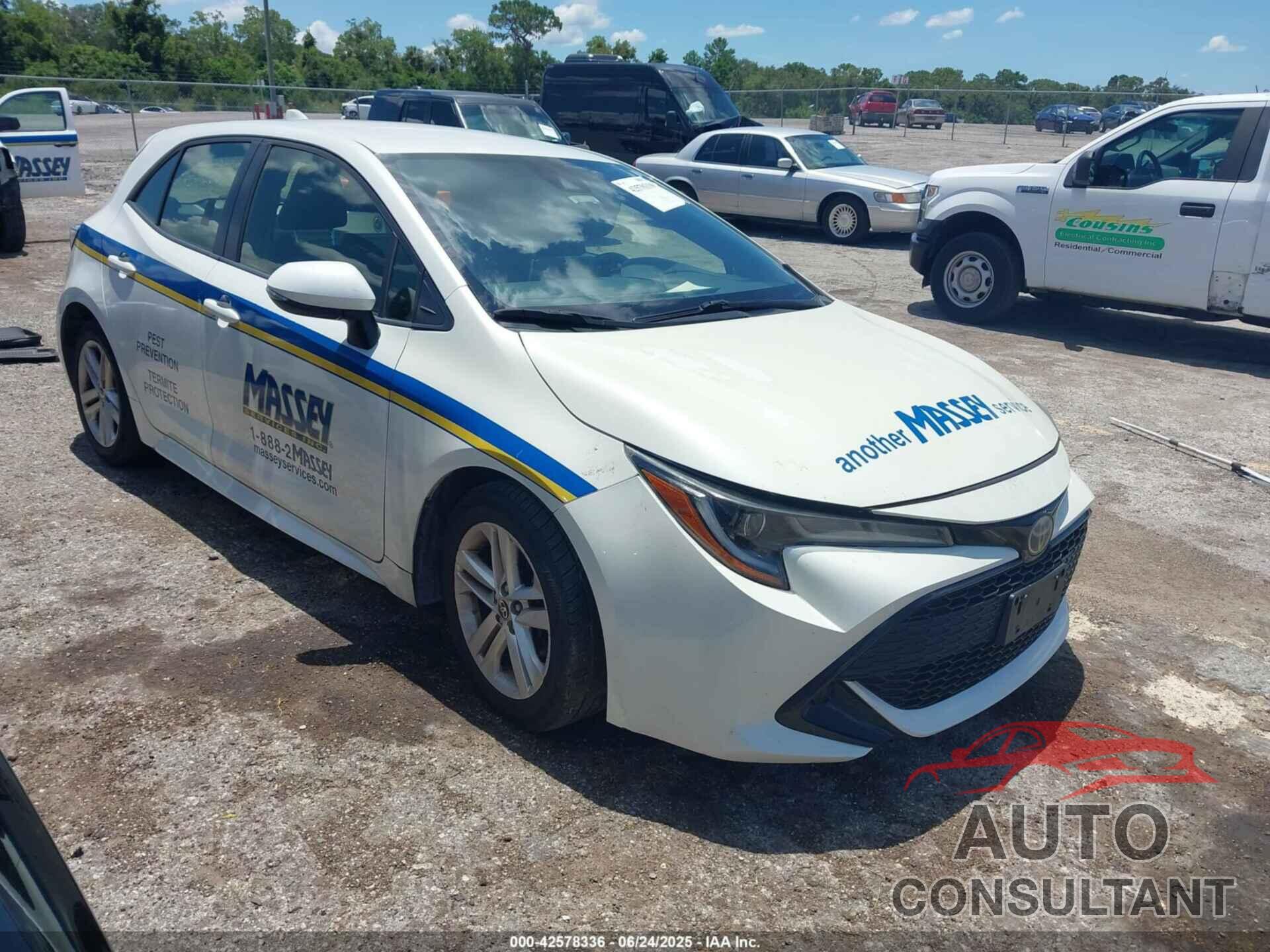 TOYOTA COROLLA 2019 - JTNK4RBE1K3001357