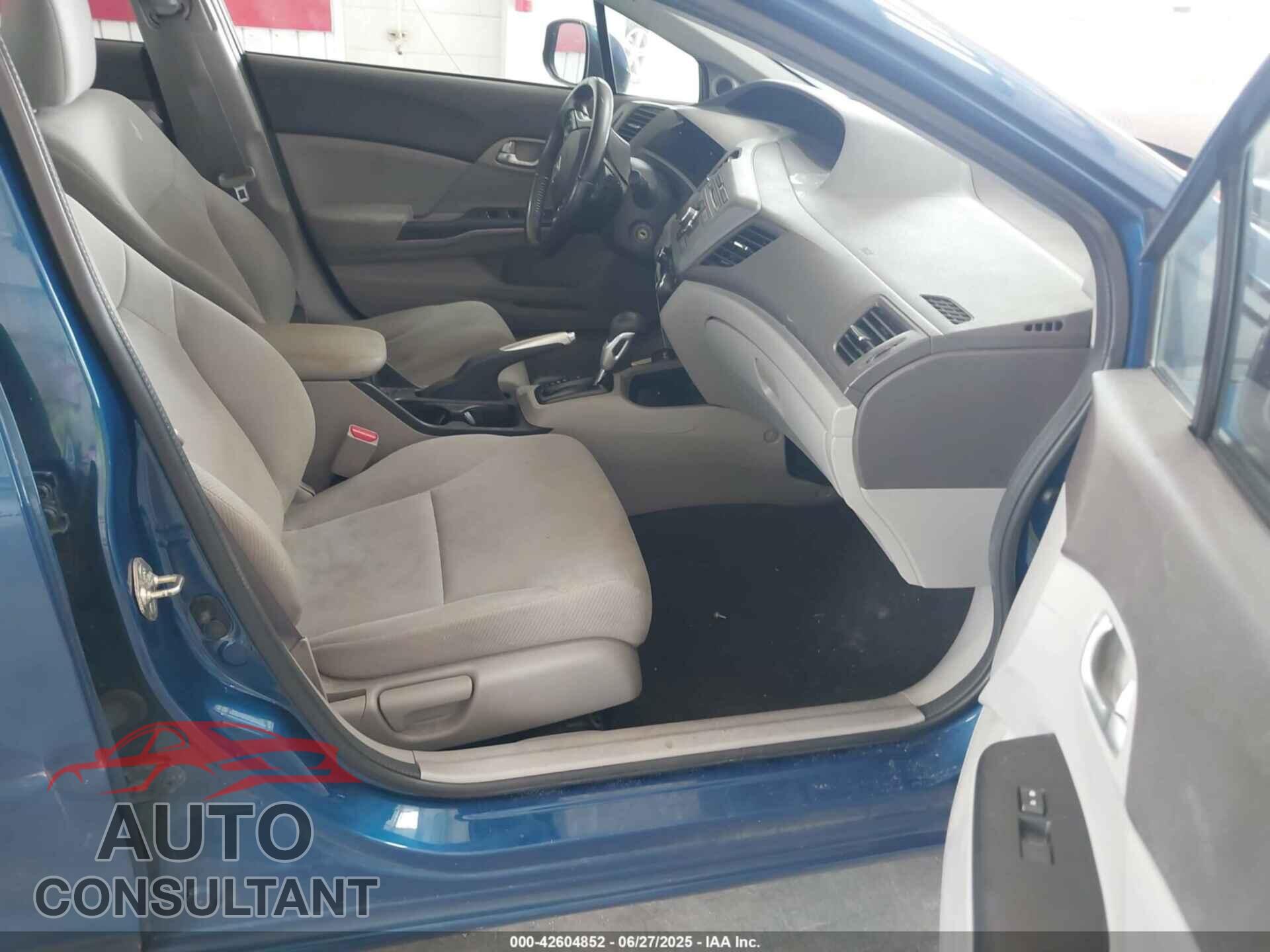 HONDA CIVIC 2012 - 19XFB2F82CE361027
