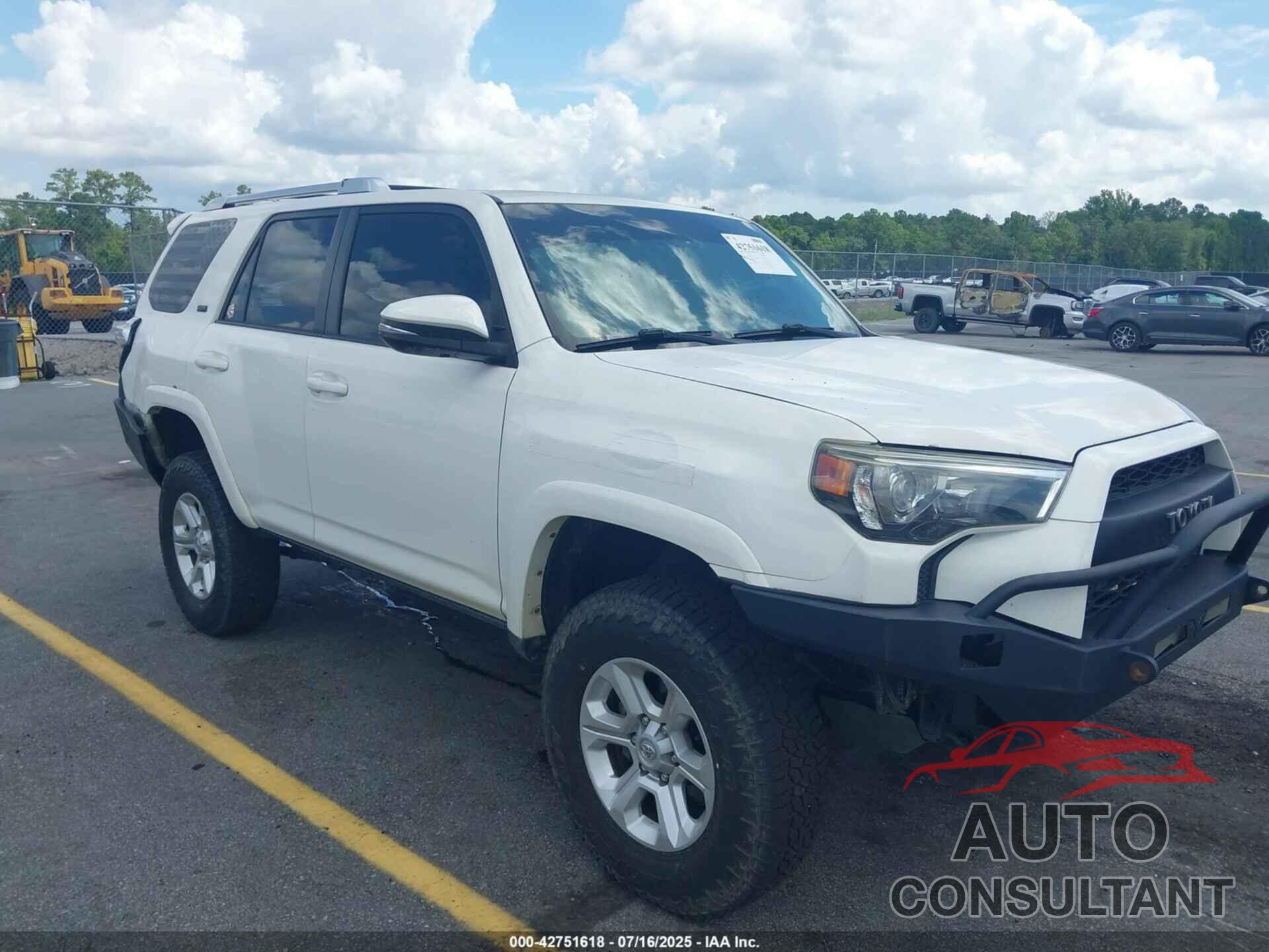 TOYOTA 4RUNNER 2014 - JTEBU5JR7E5189551