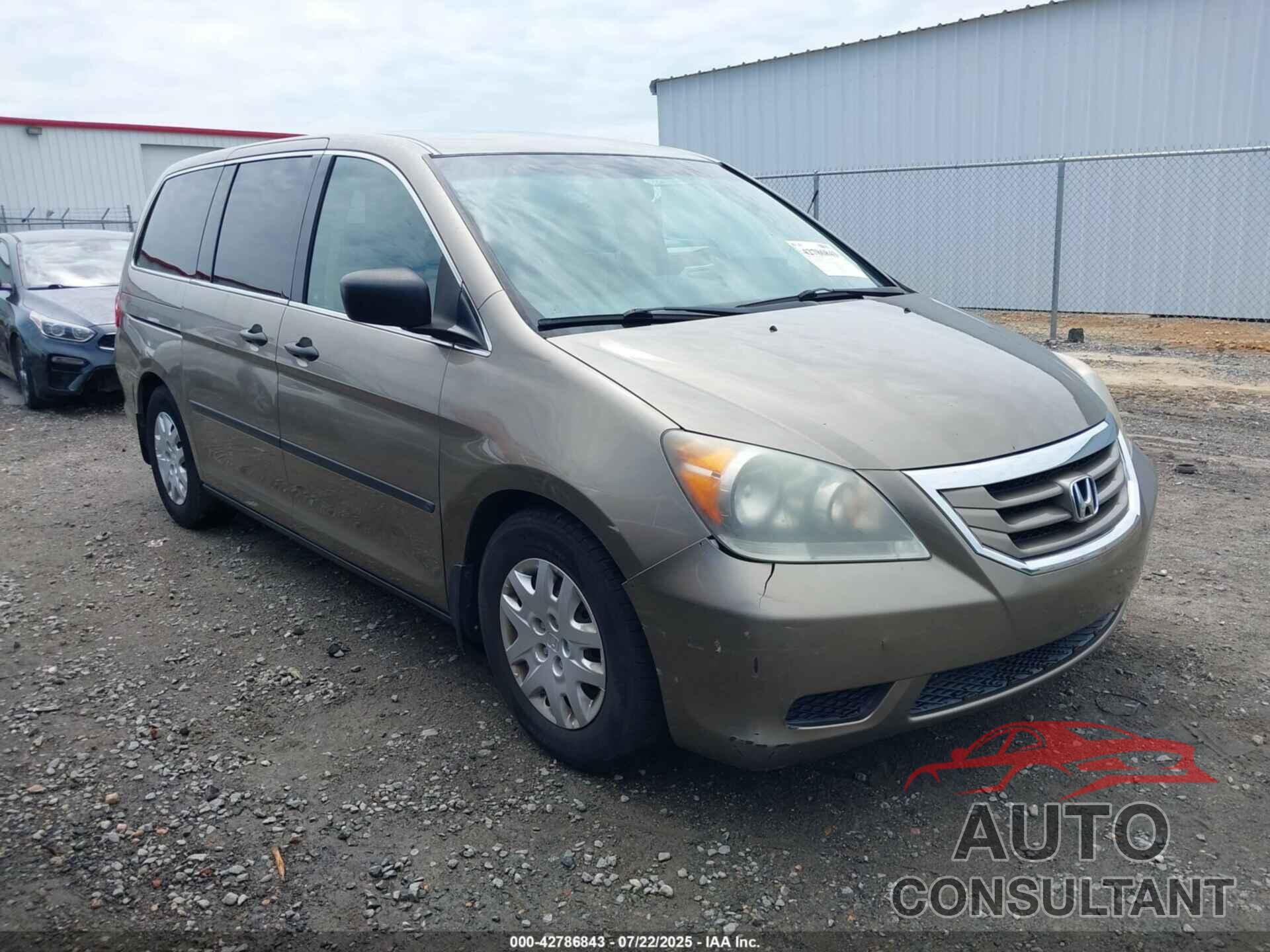 HONDA ODYSSEY 2009 - 5FNRL382X9B028764